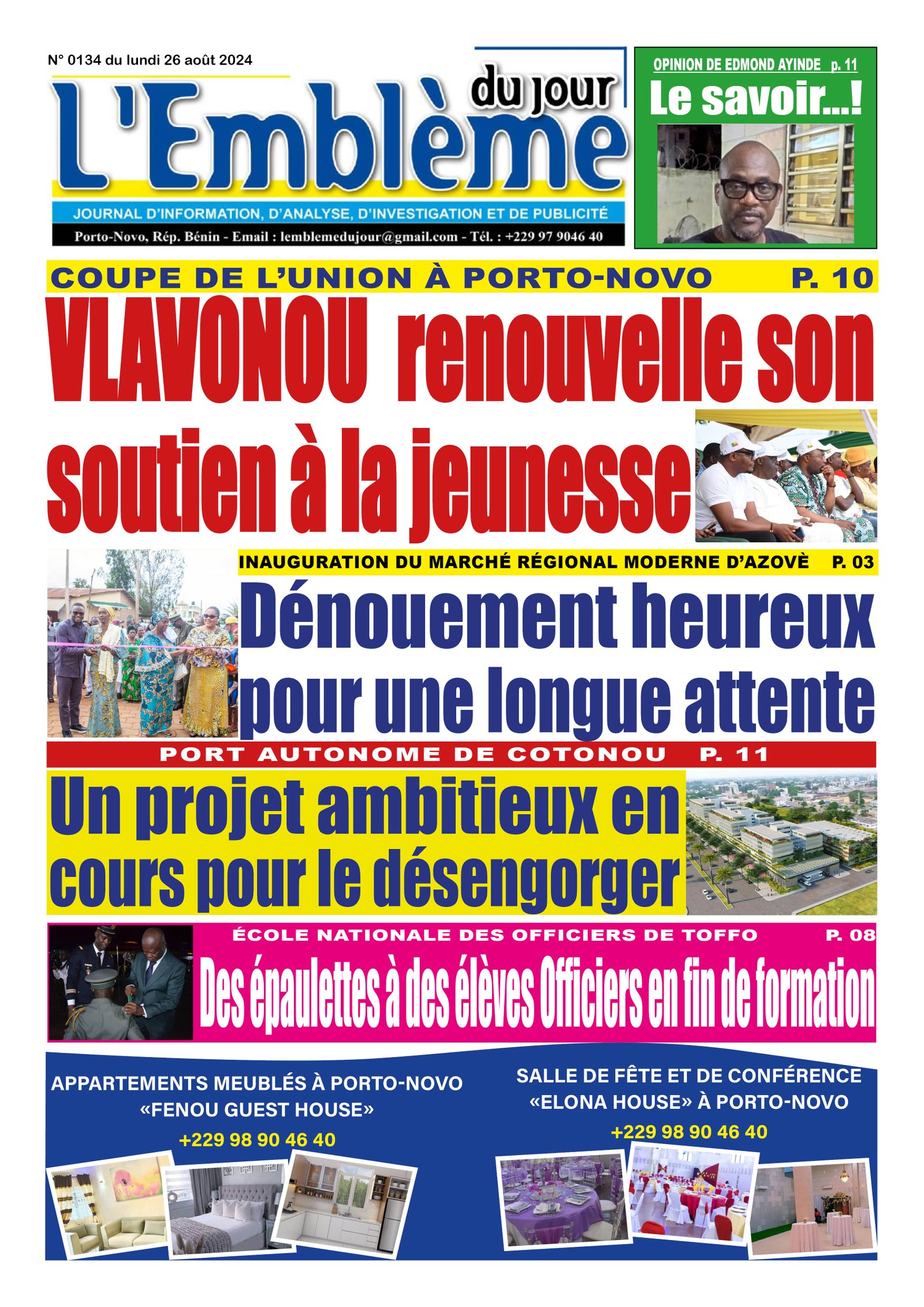 Parution du 26/08/2024
