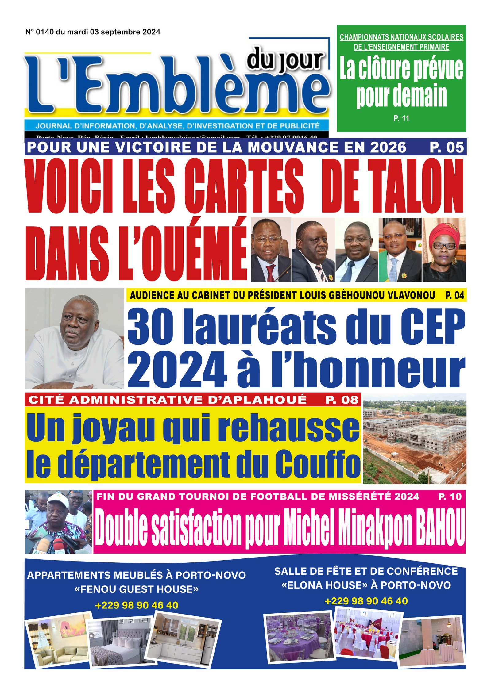 Parution du 03/09/2024