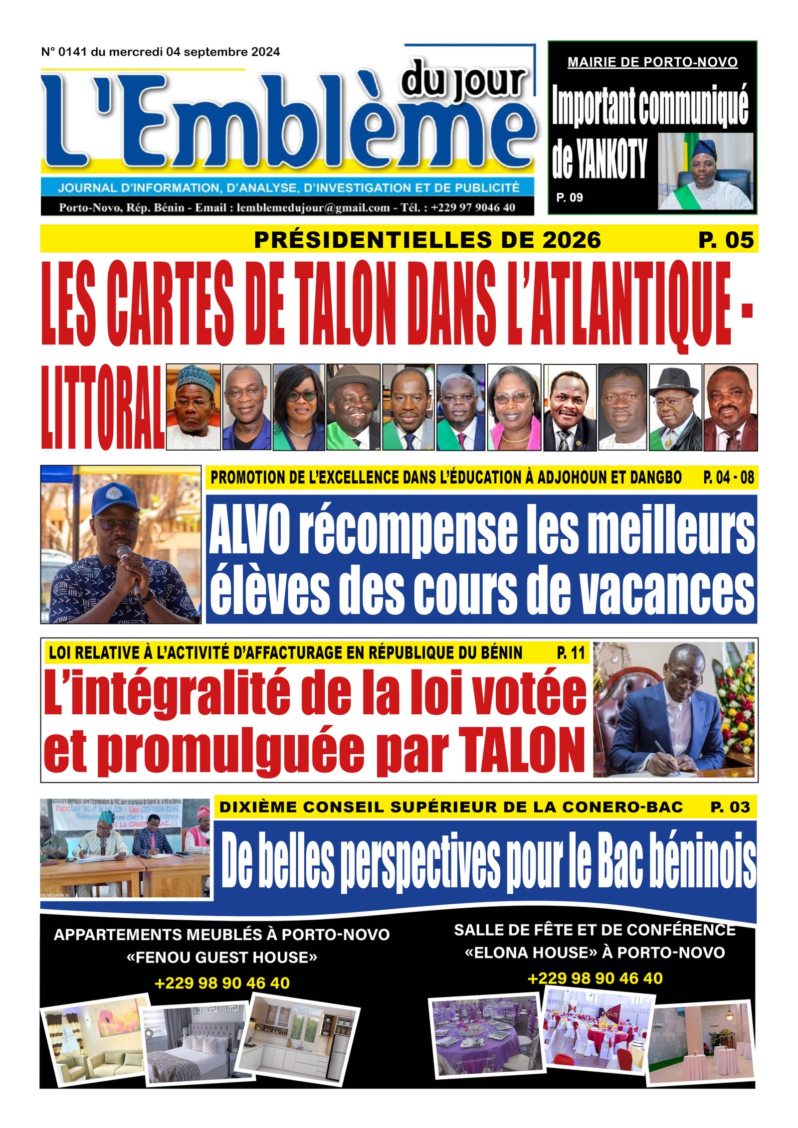 Parution du 04/09/2024