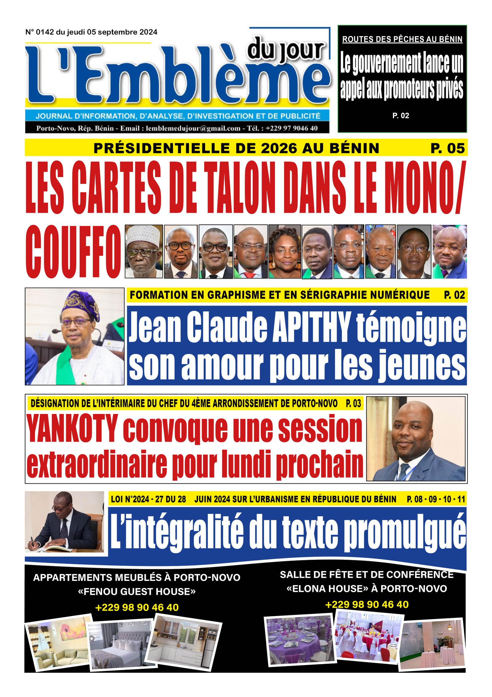 Parution du 05/09/2024