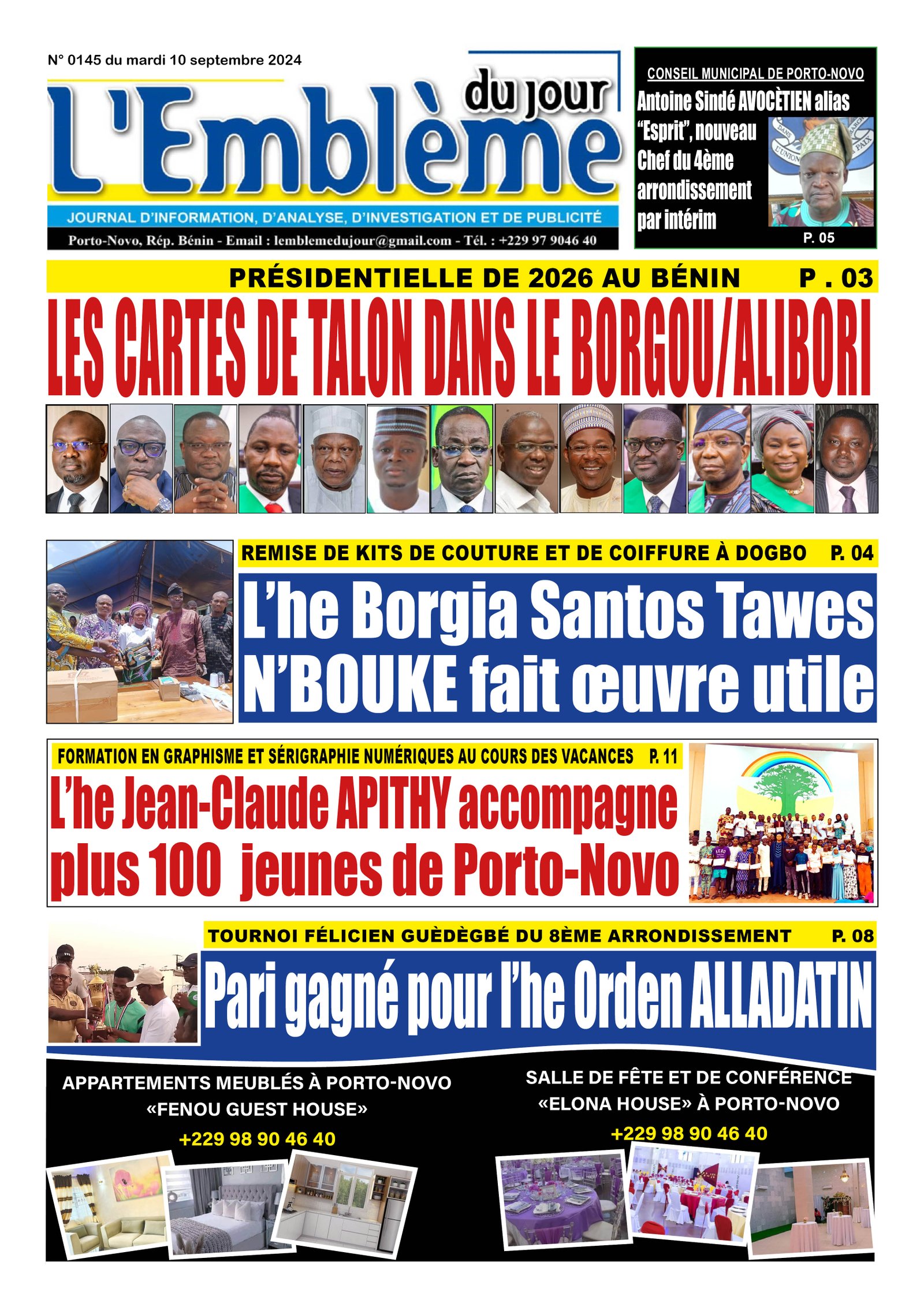 Parution du 10/09/2024