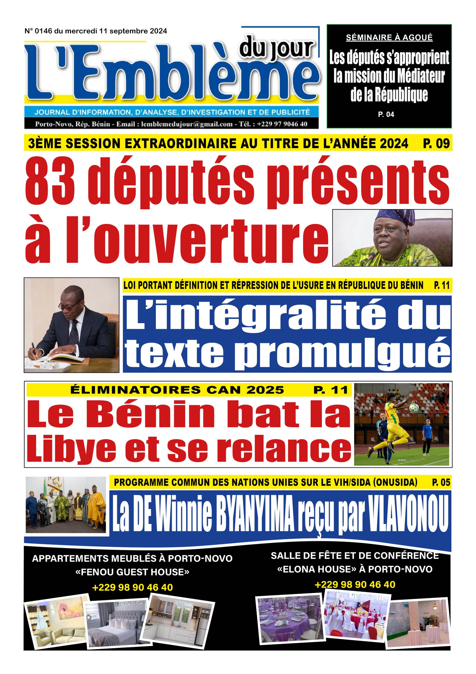 Parution du 11/09/2024