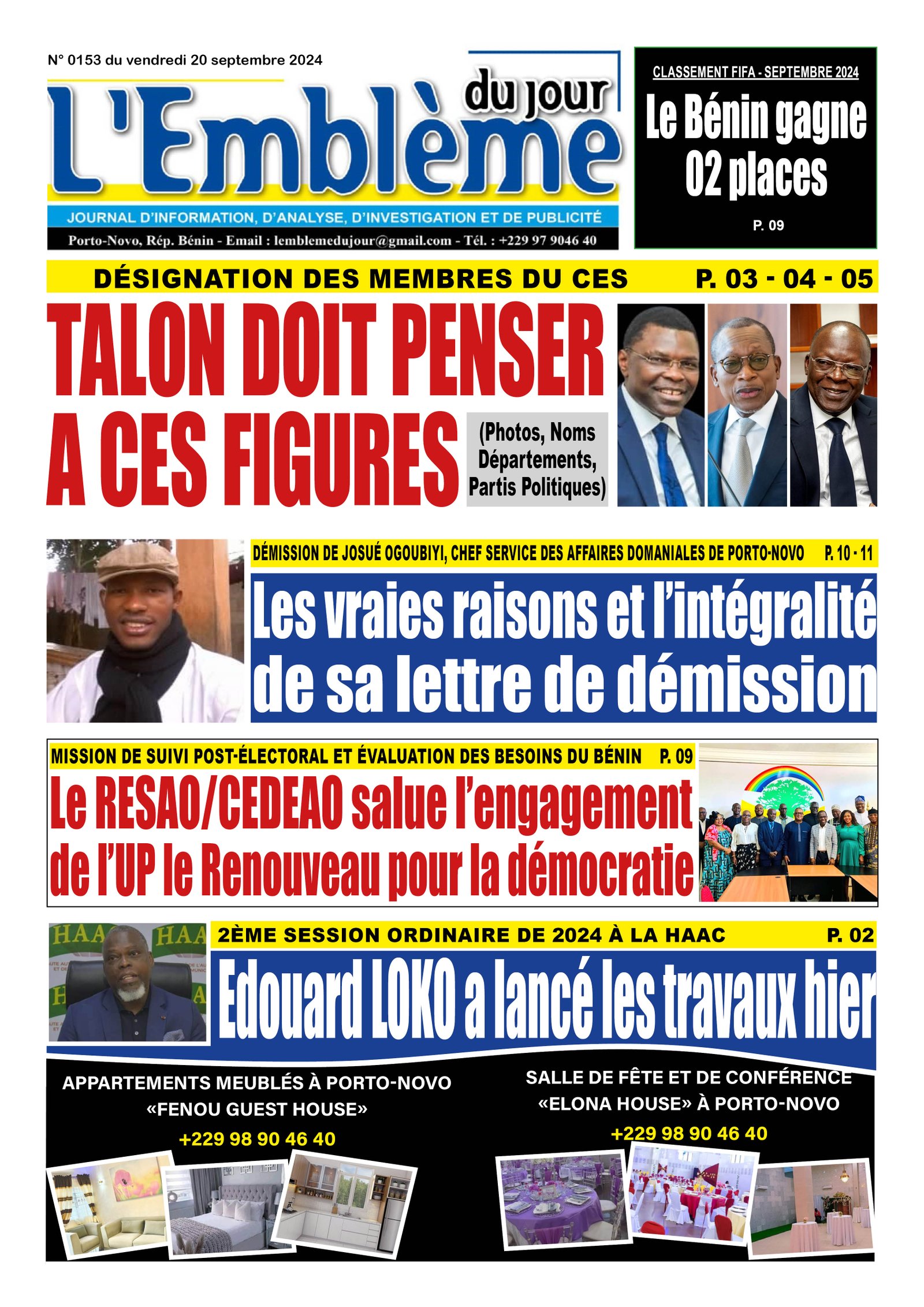 Parution du 20/09/2024