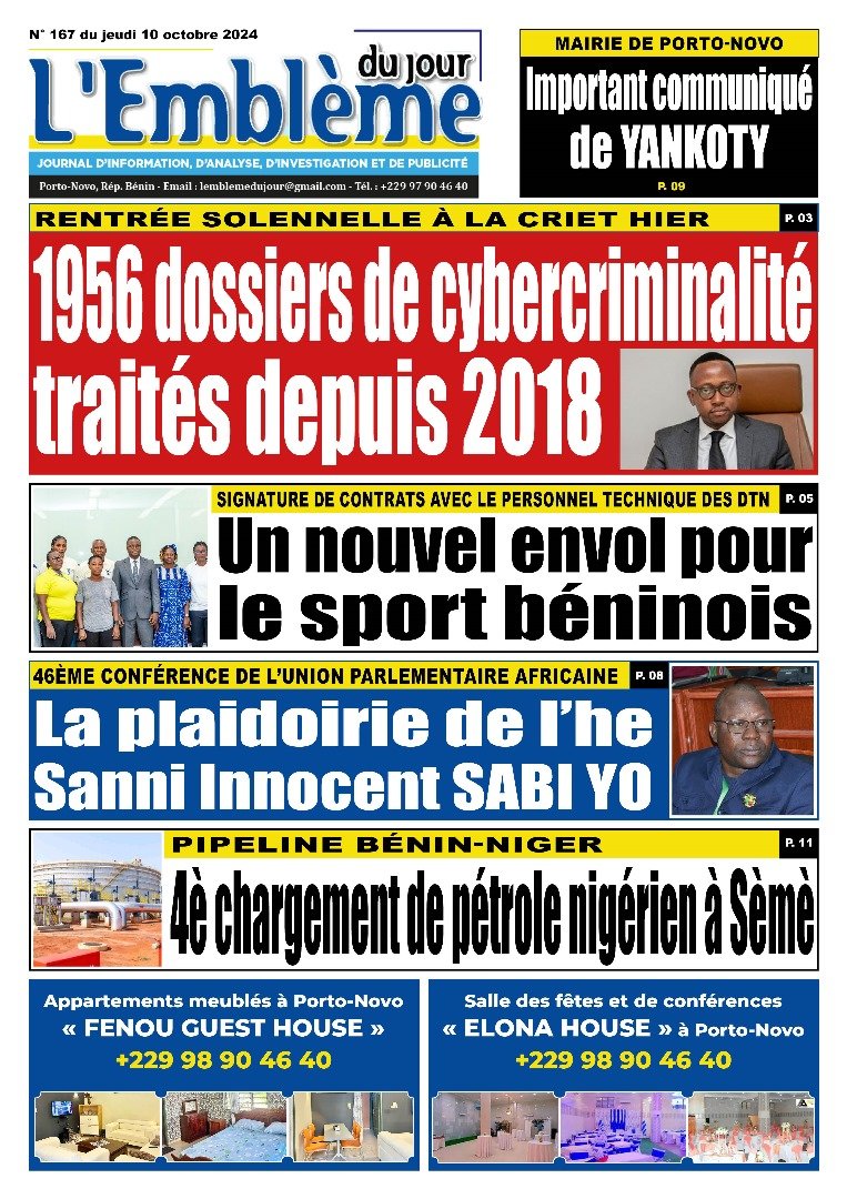 Parution du 10/10/2024