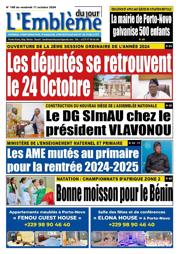 Parution du 11/10/2024
