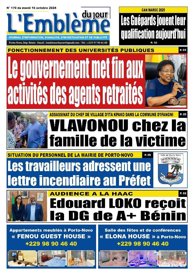 Parution du 15/10/2024