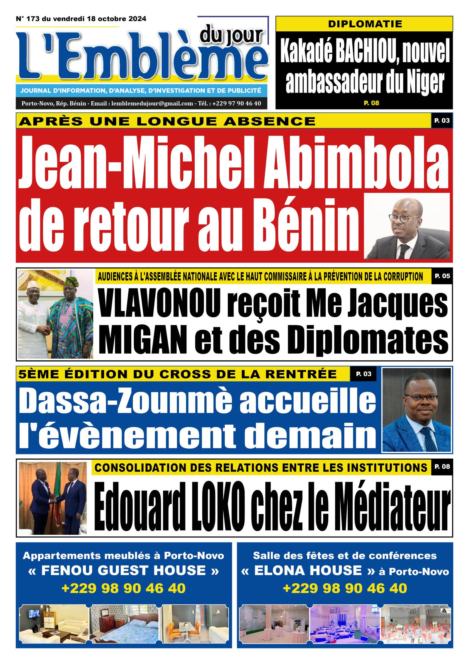 Parution du 18/10/2024
