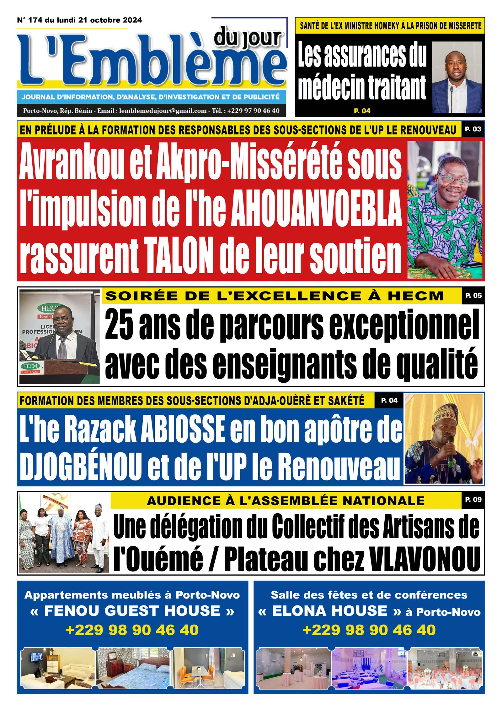 Parution du 21/10/2024