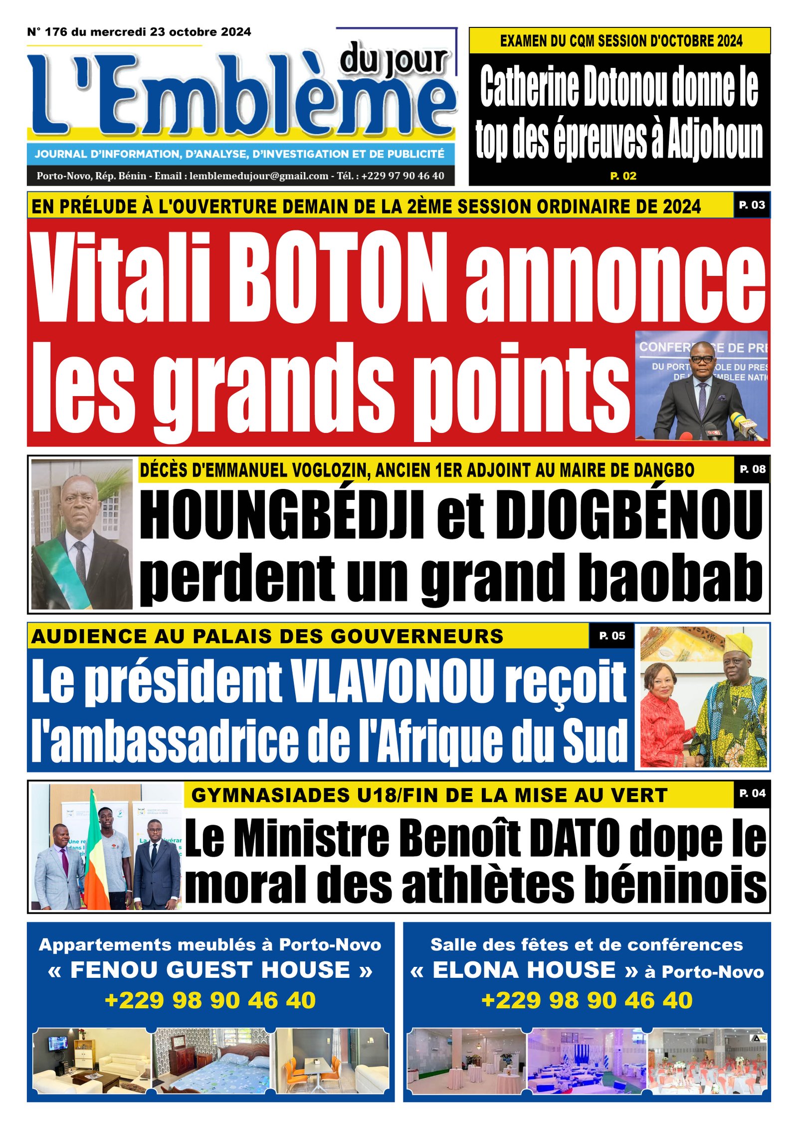 Parution du 23/10/2024