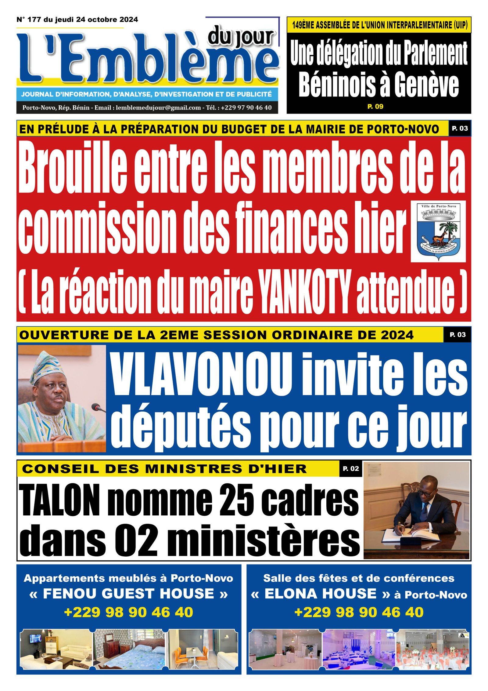 Parution du 24/10/2024