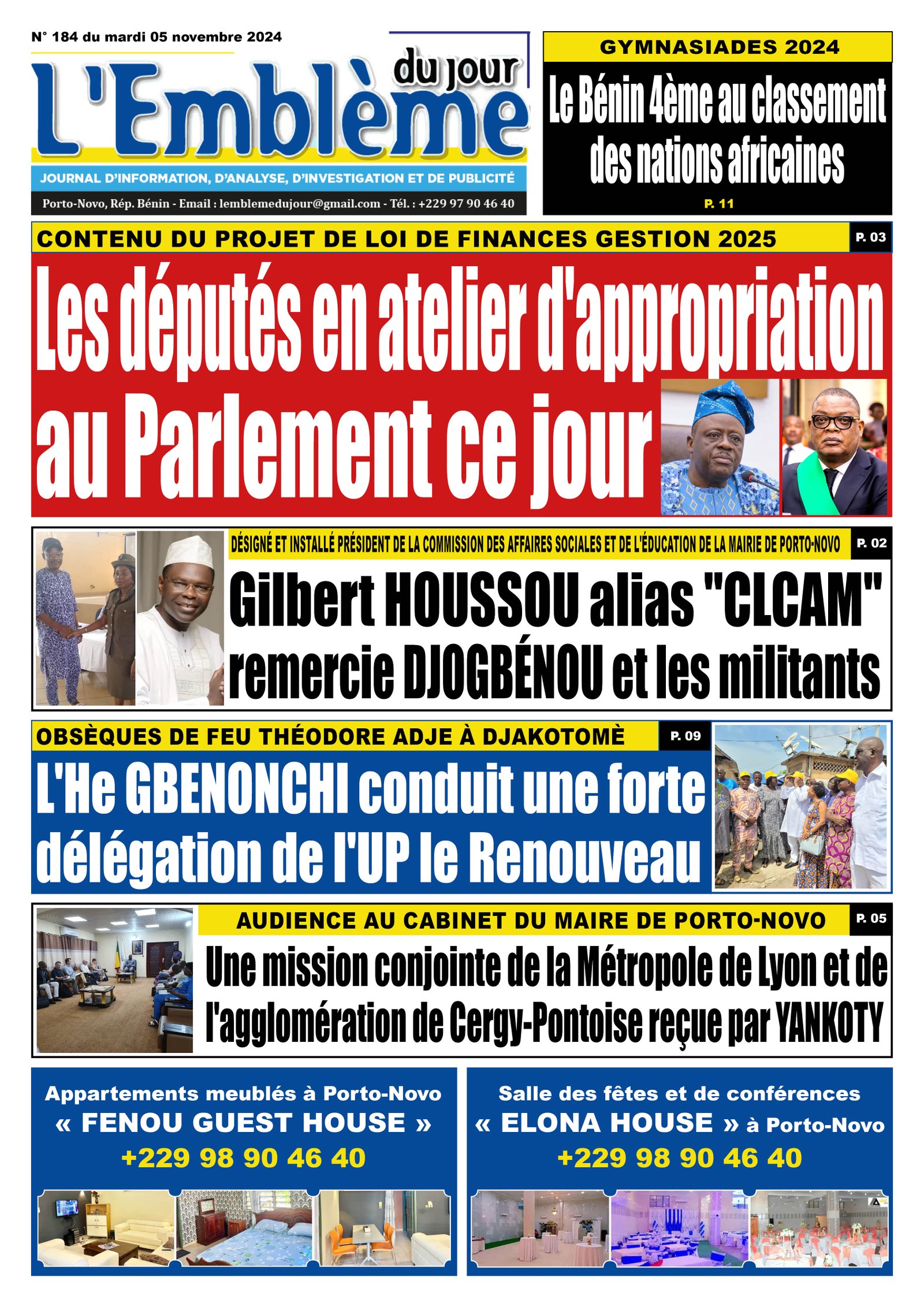 Parution du 05/11/2024