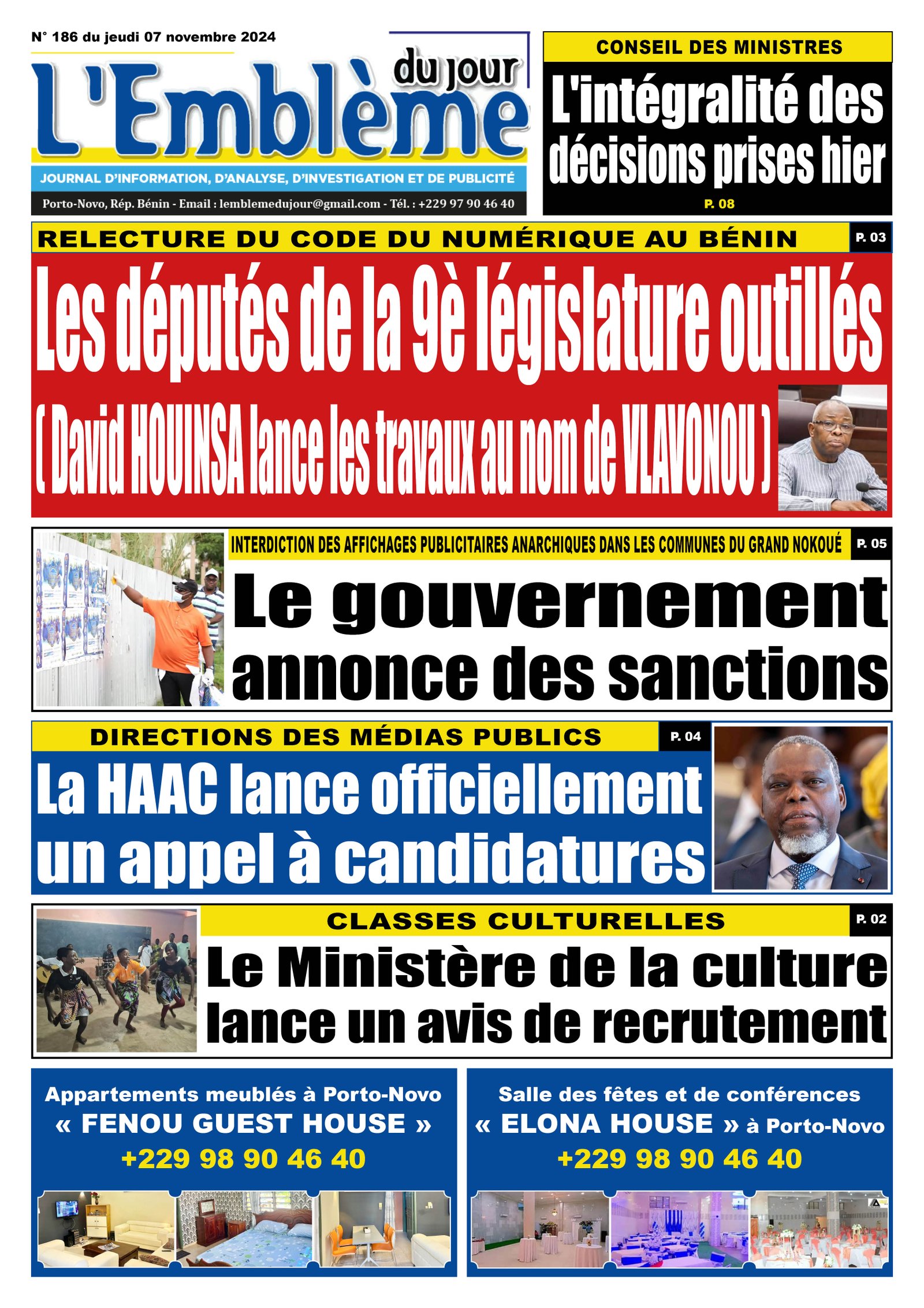 Parution du 07/11/2024