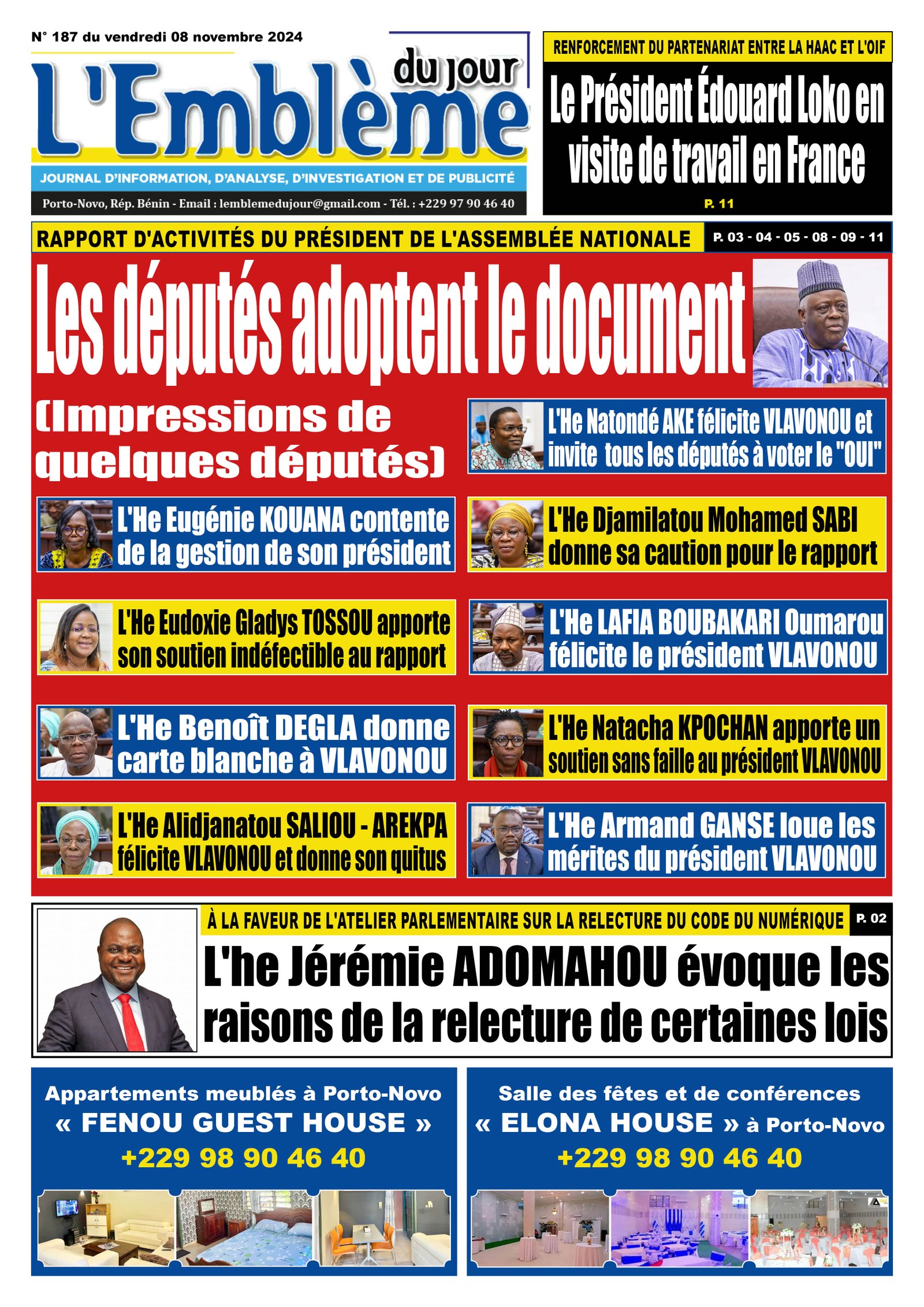 Parution du 08/11/2024