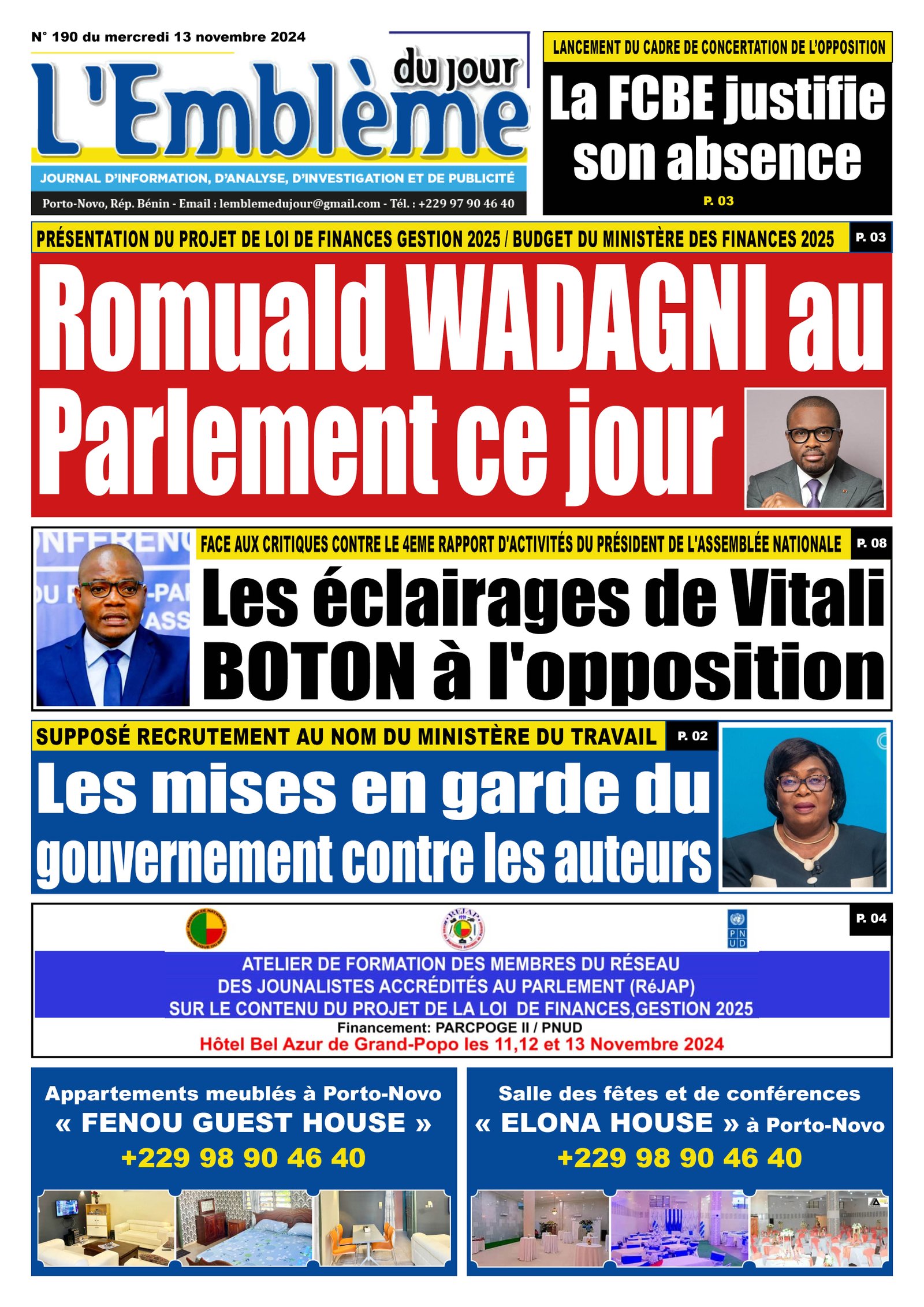 Parution du 13/11/2024