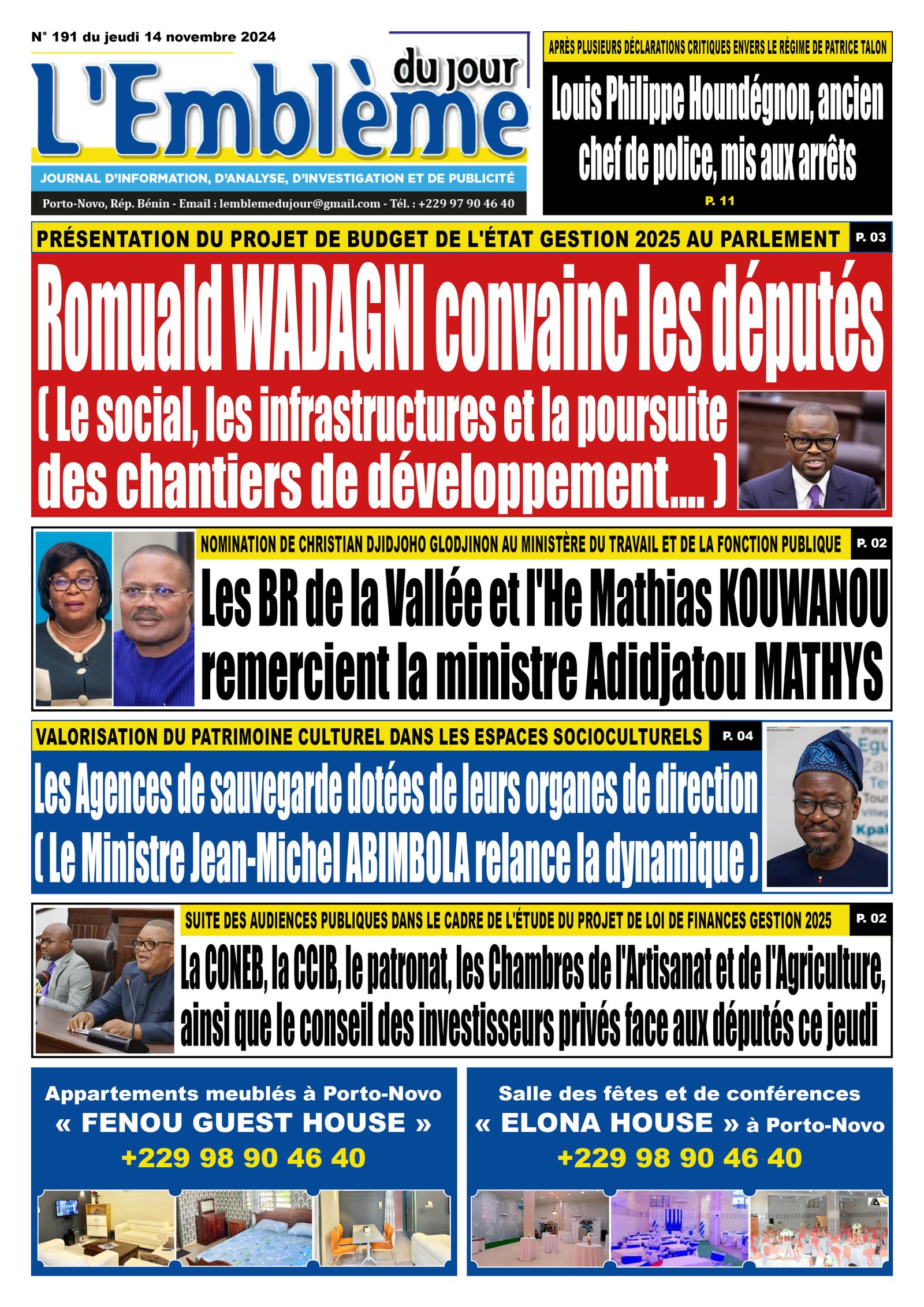 Parution du 14/11/2024