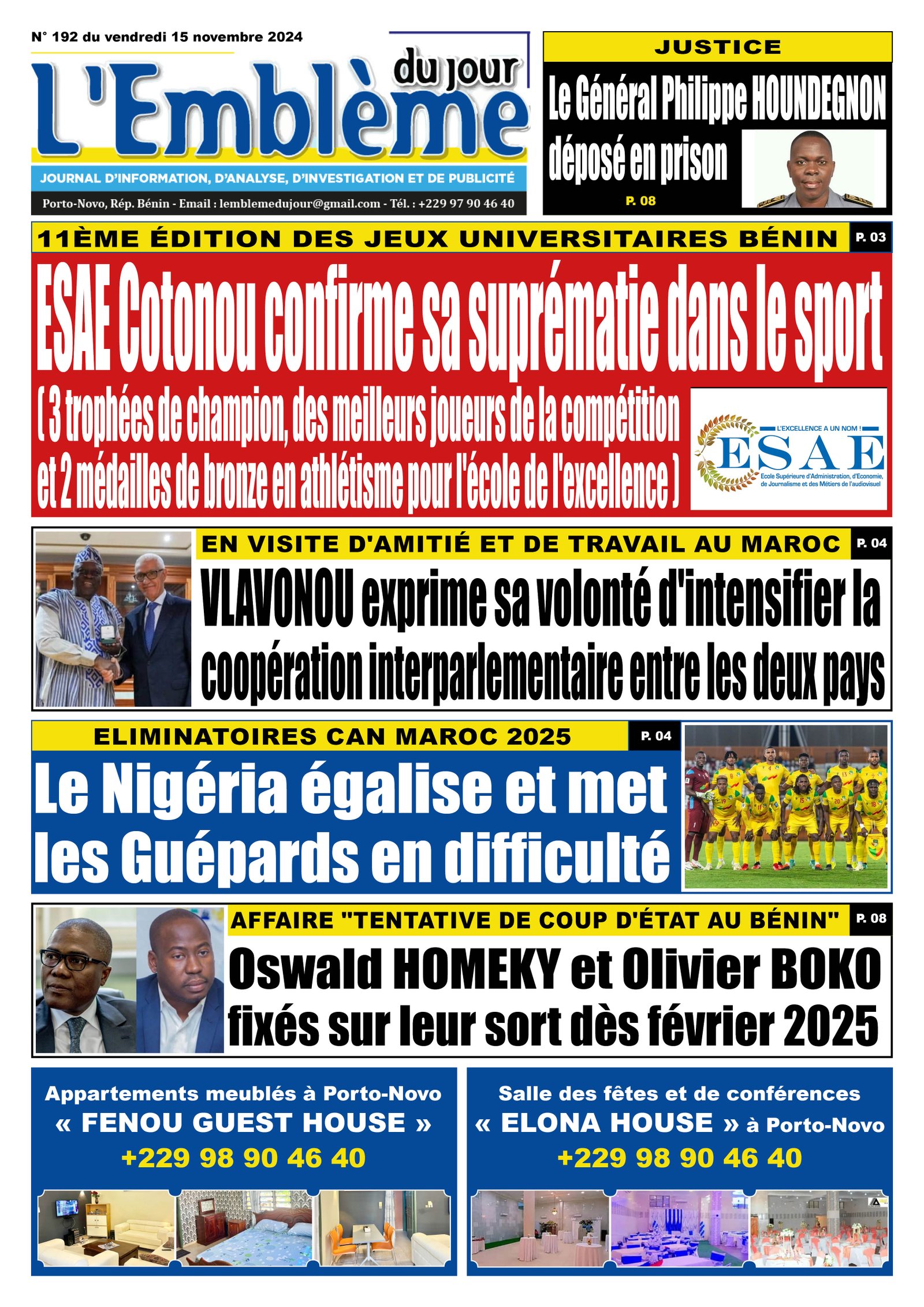 Parution du 15/11/2024