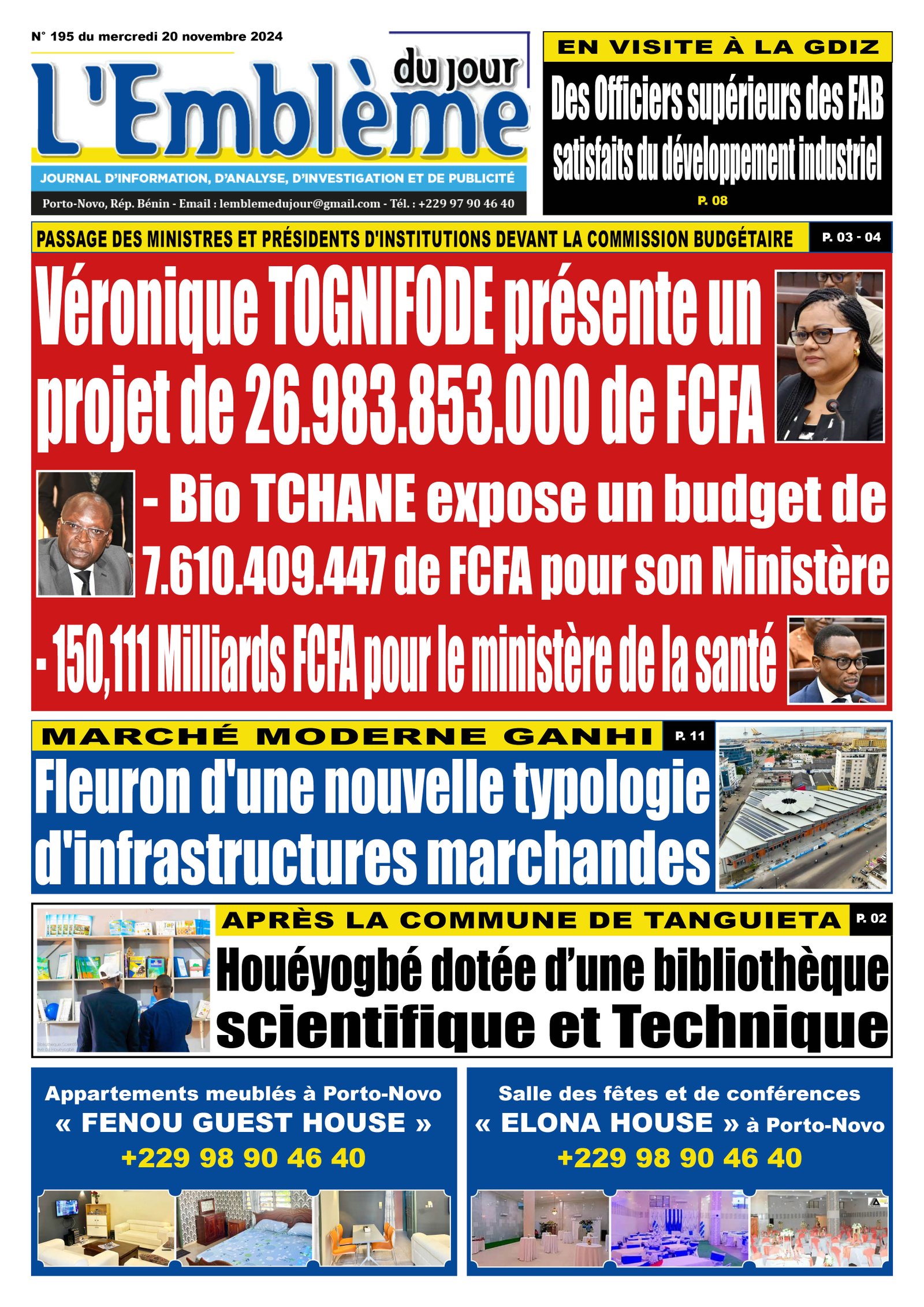 Parution du 20/11/2024