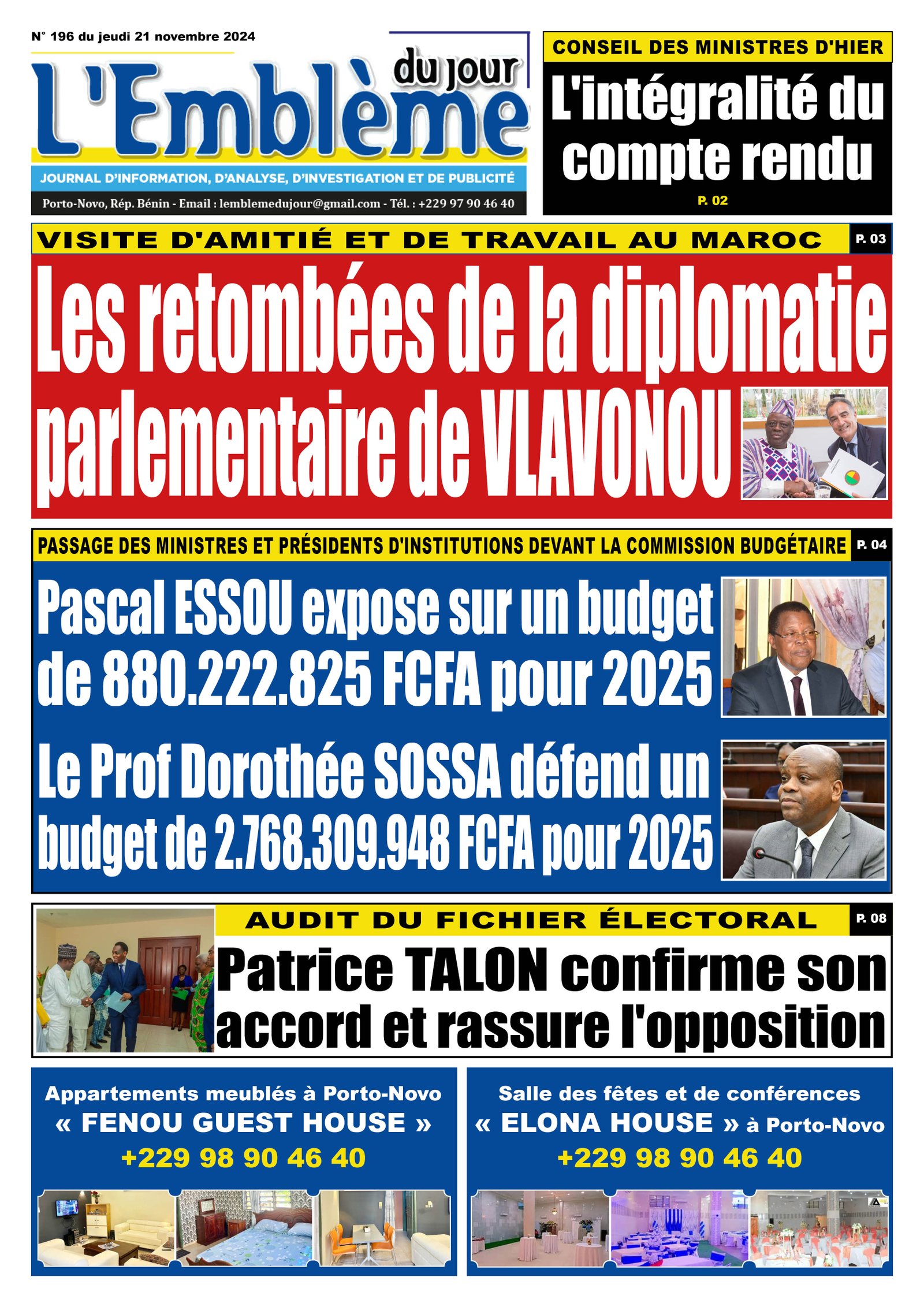 Parution du 21/11/2024