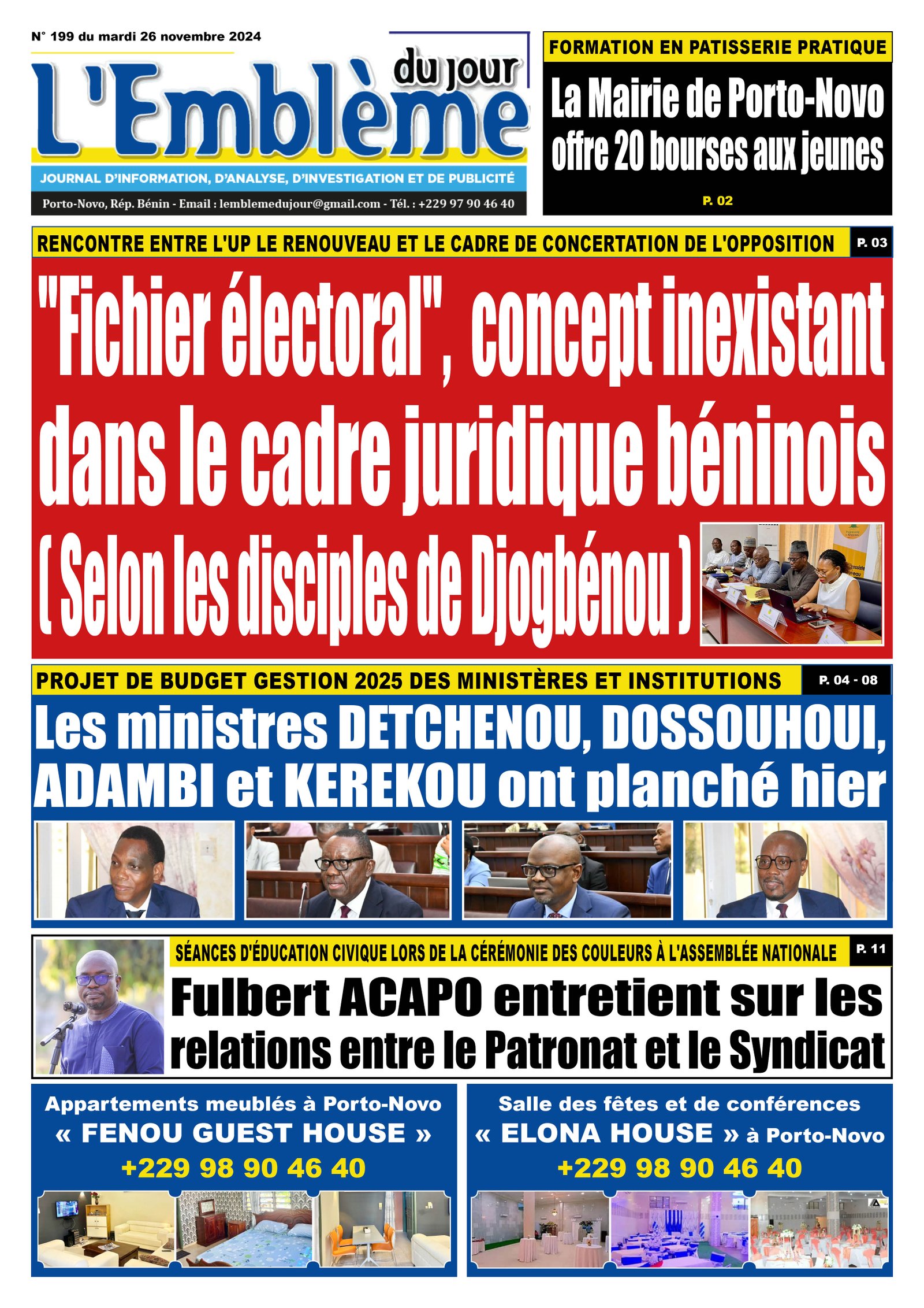Parution du 26/11/2024