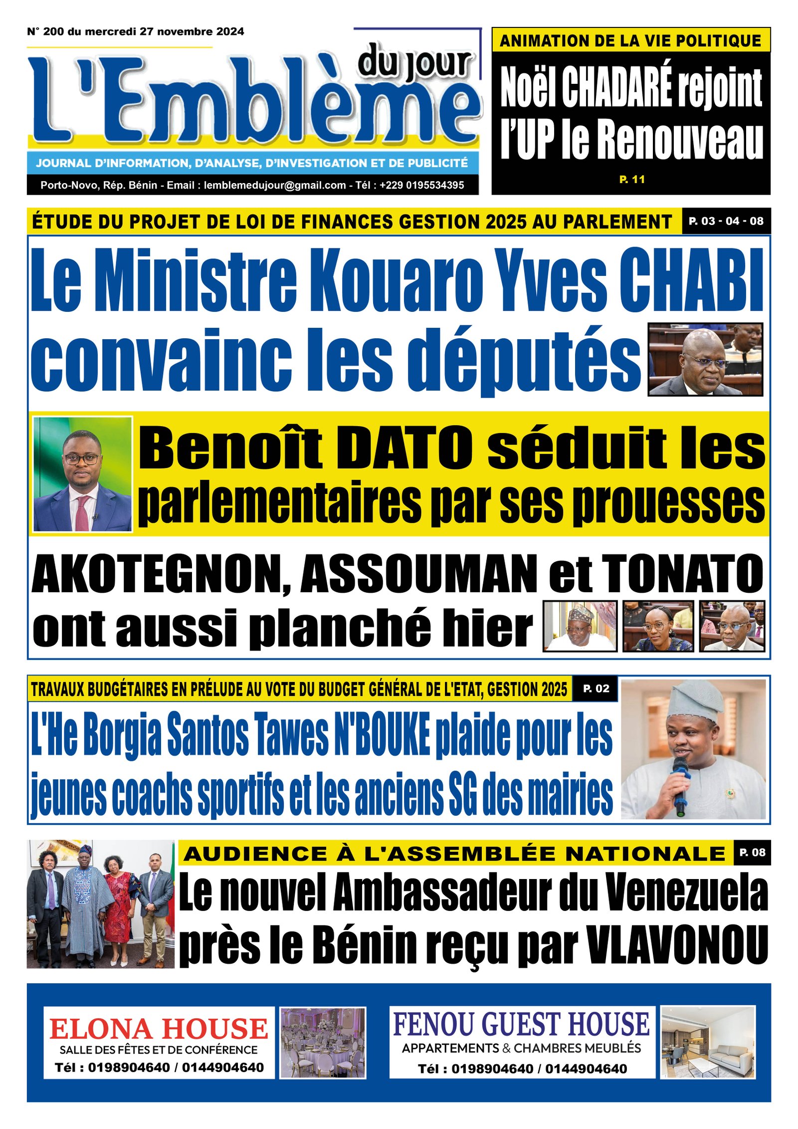 Parution du 27/11/2024