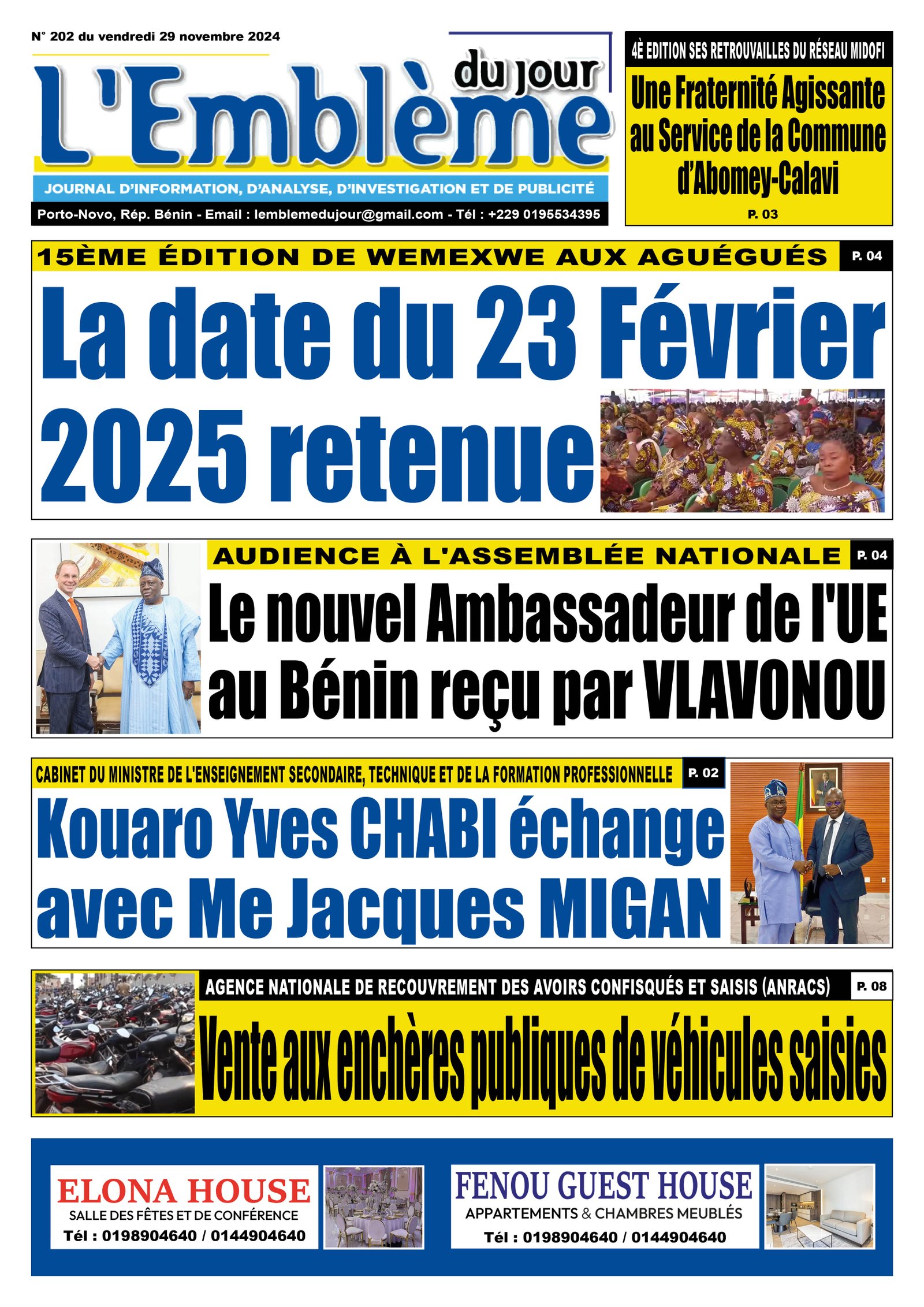 Parution du 29/11/2024