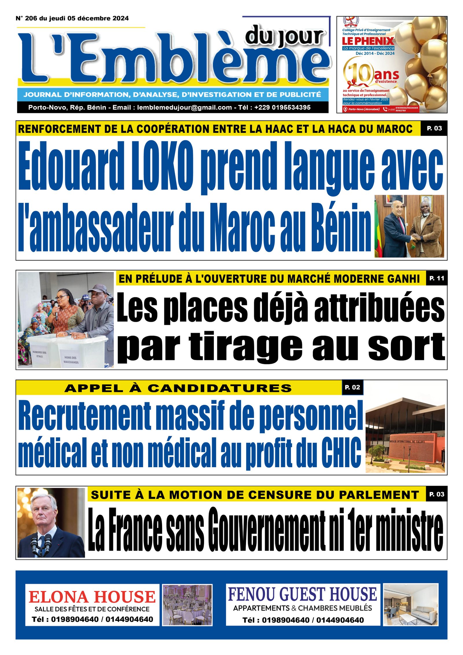 Parution du 05/12/2024