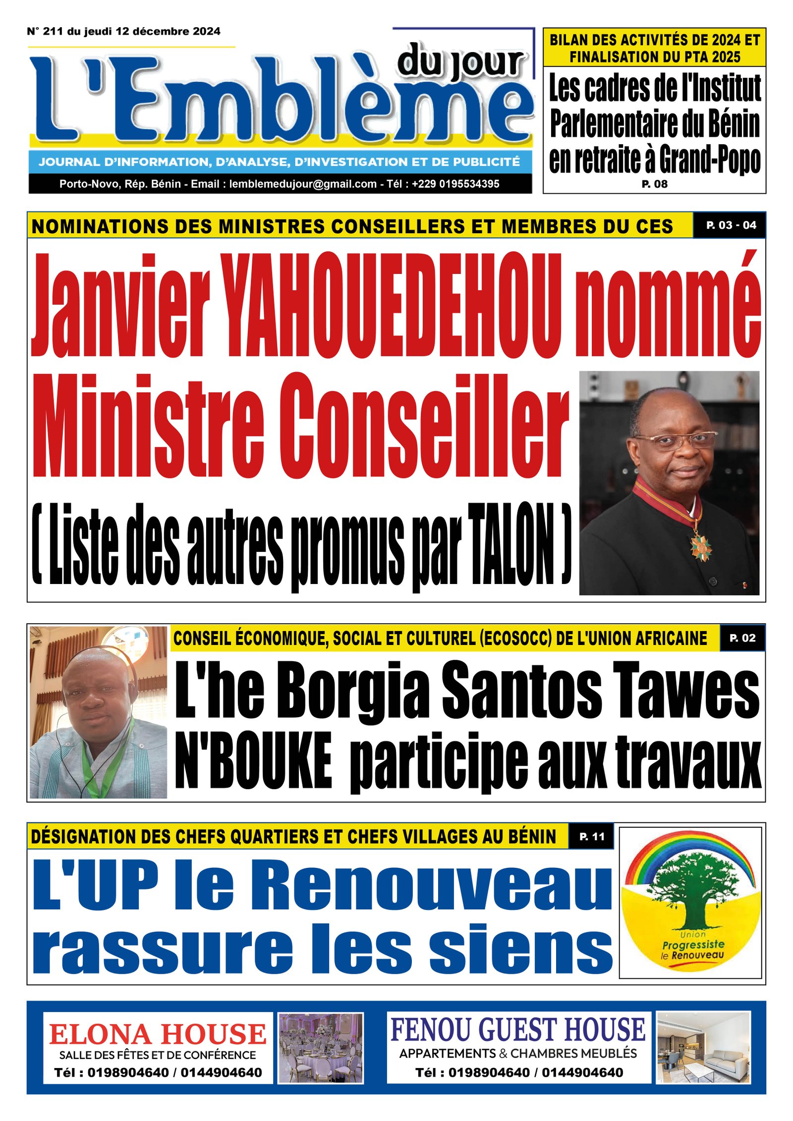Parution du 12/12/2024