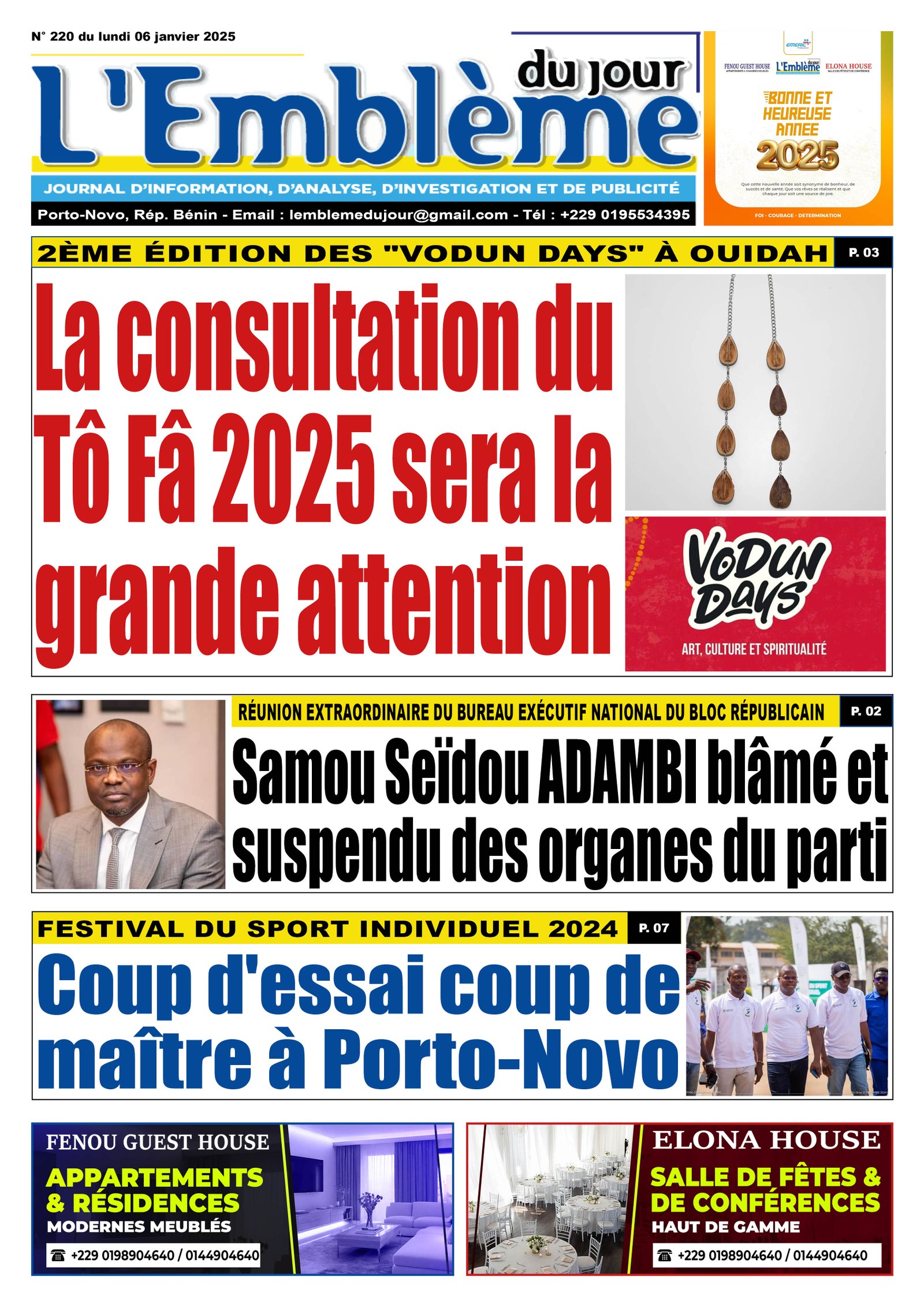 Parution du 06/01/2025
