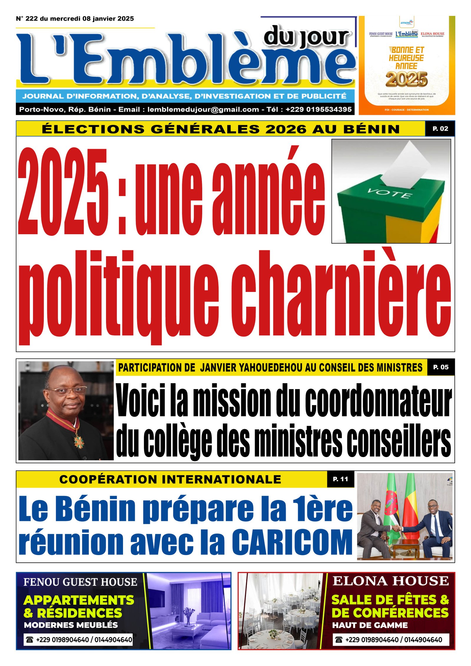 Parution du 08/01/2025