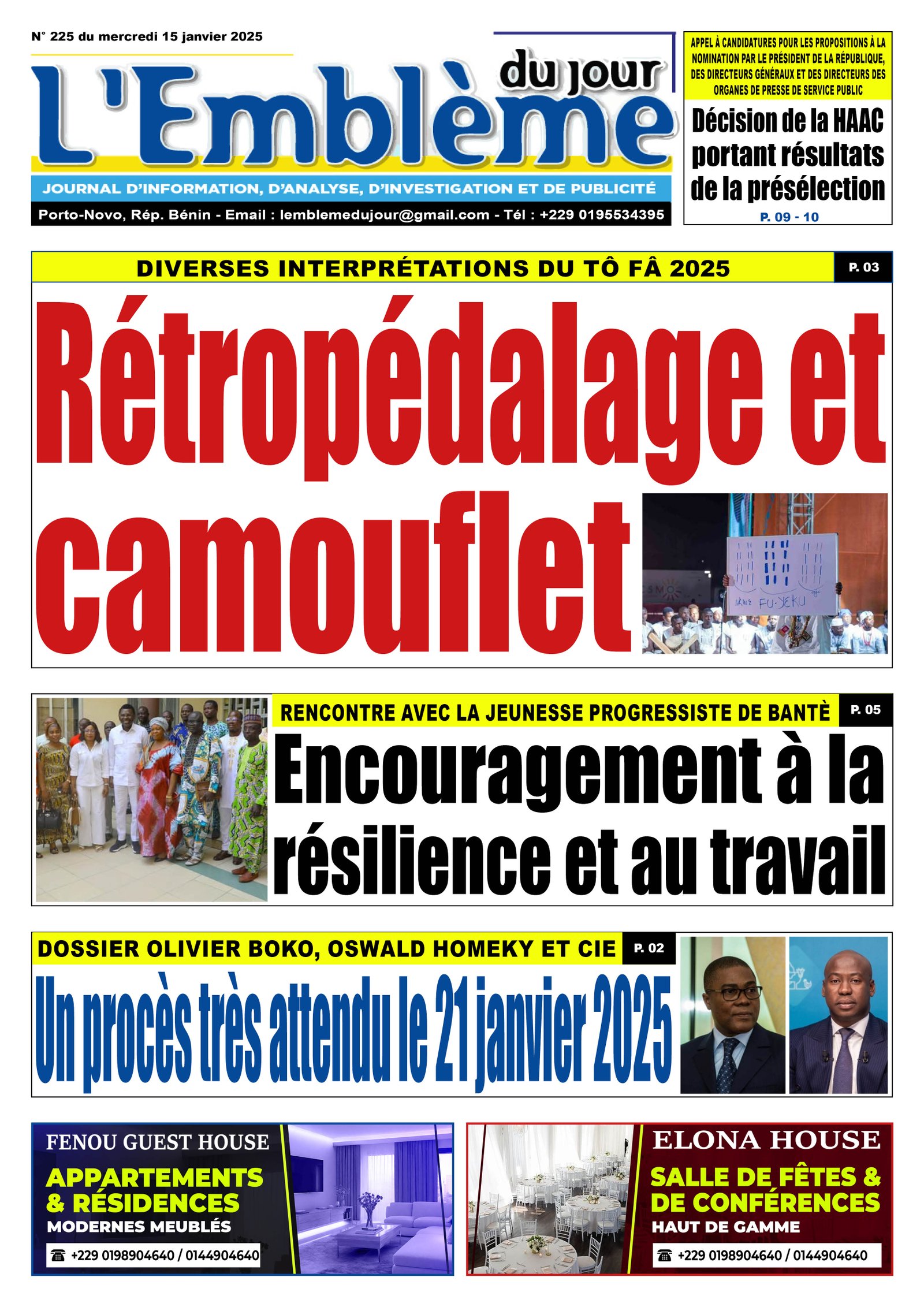 Parution du 15/01/2025
