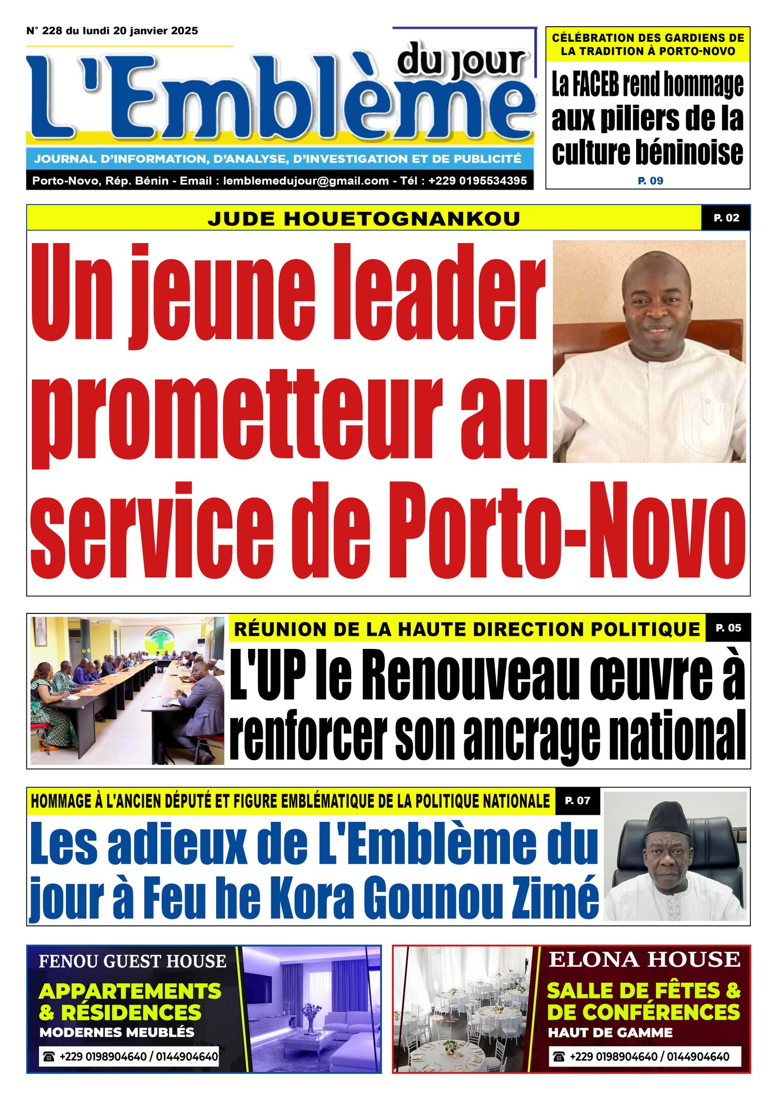 Parution du 20/01/2025