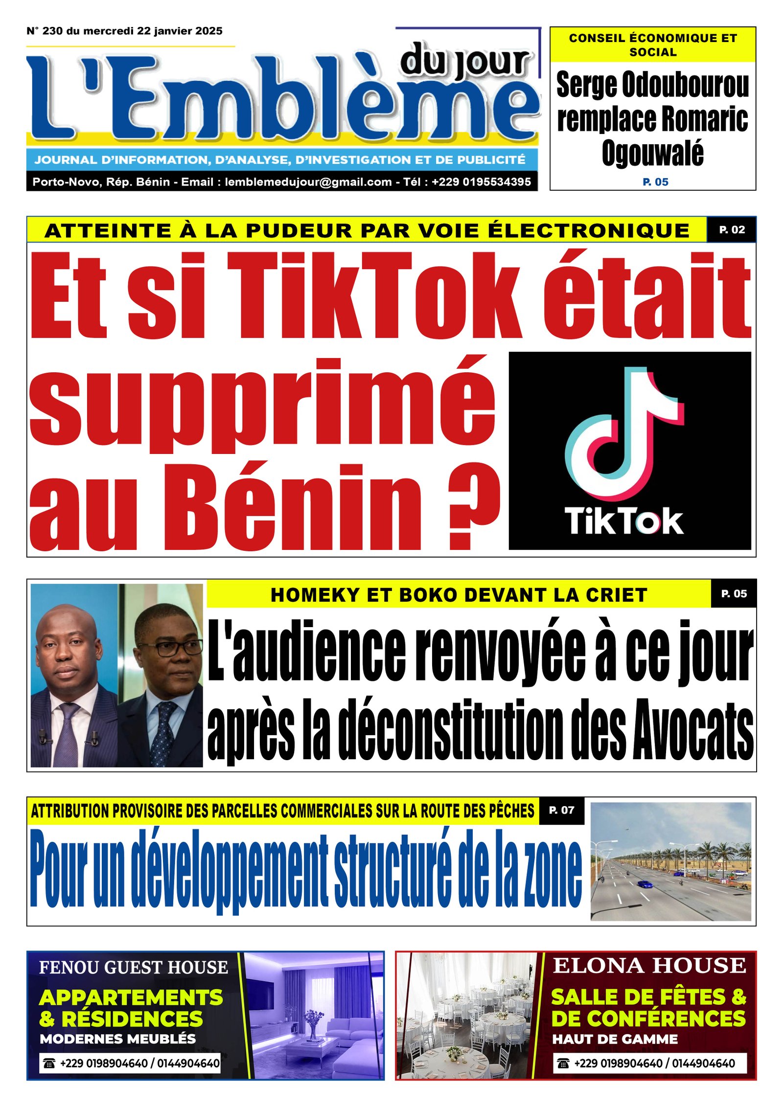 Parution du 22/01/2025