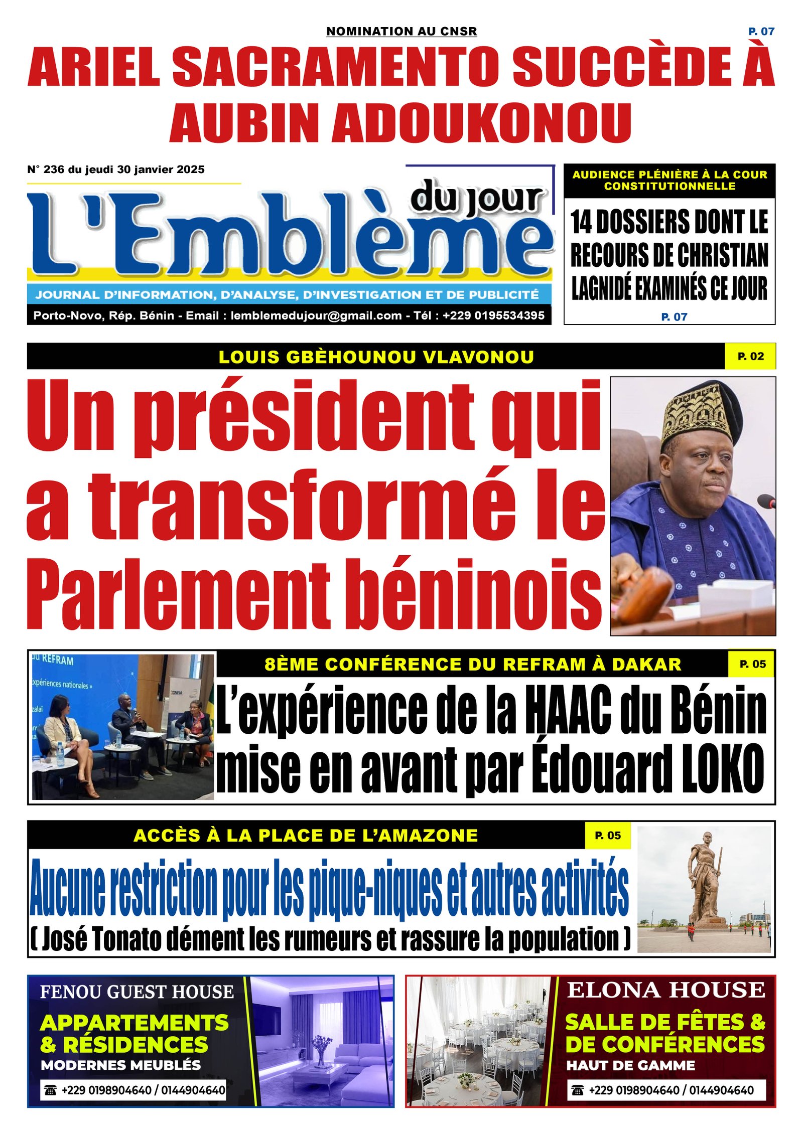 Parution du 30/01/2025