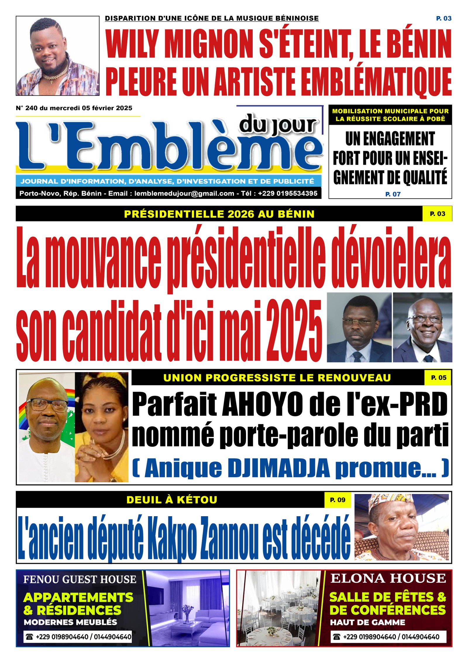 Parution du 05/02/2025