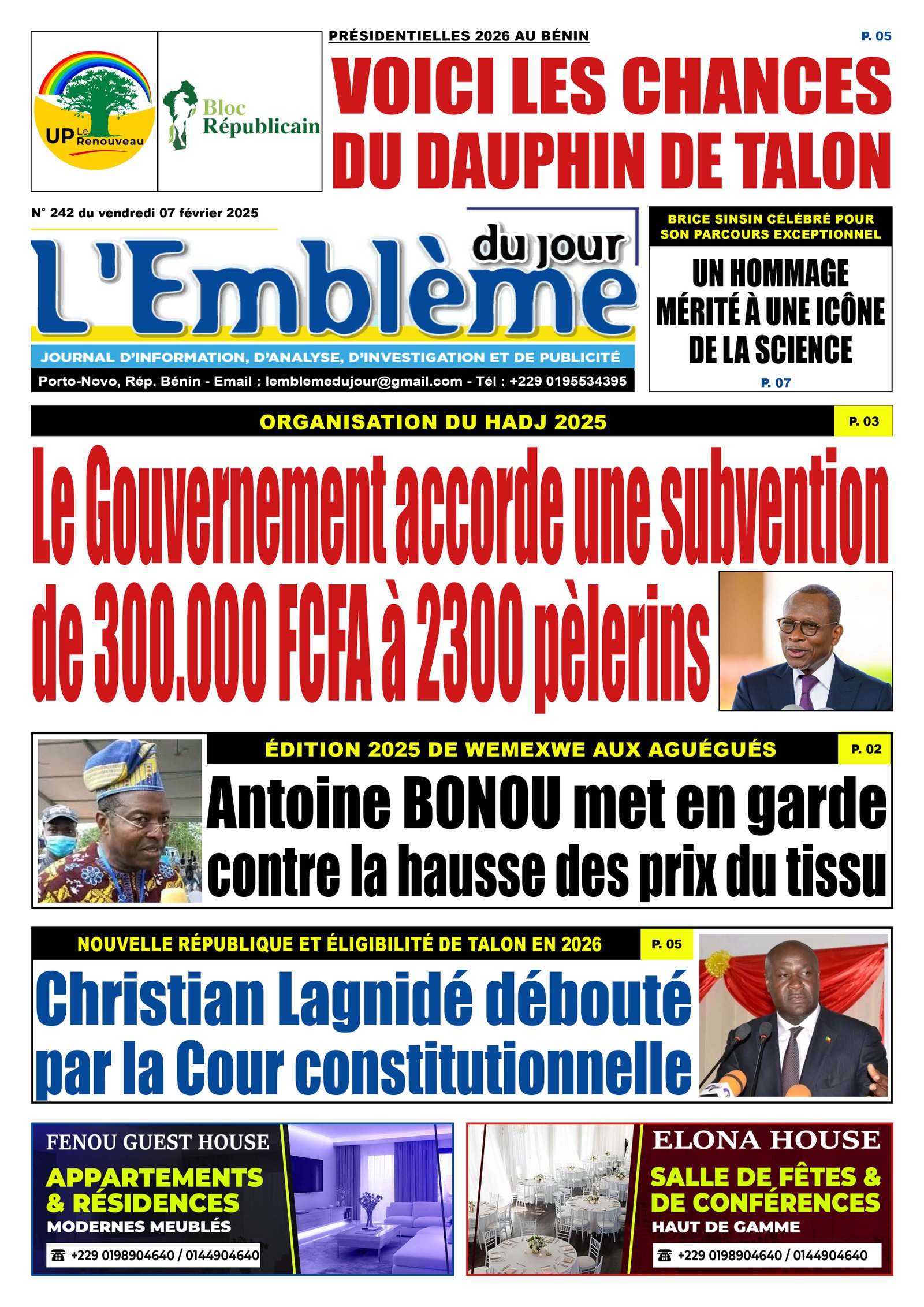 Parution du 07/02/2025