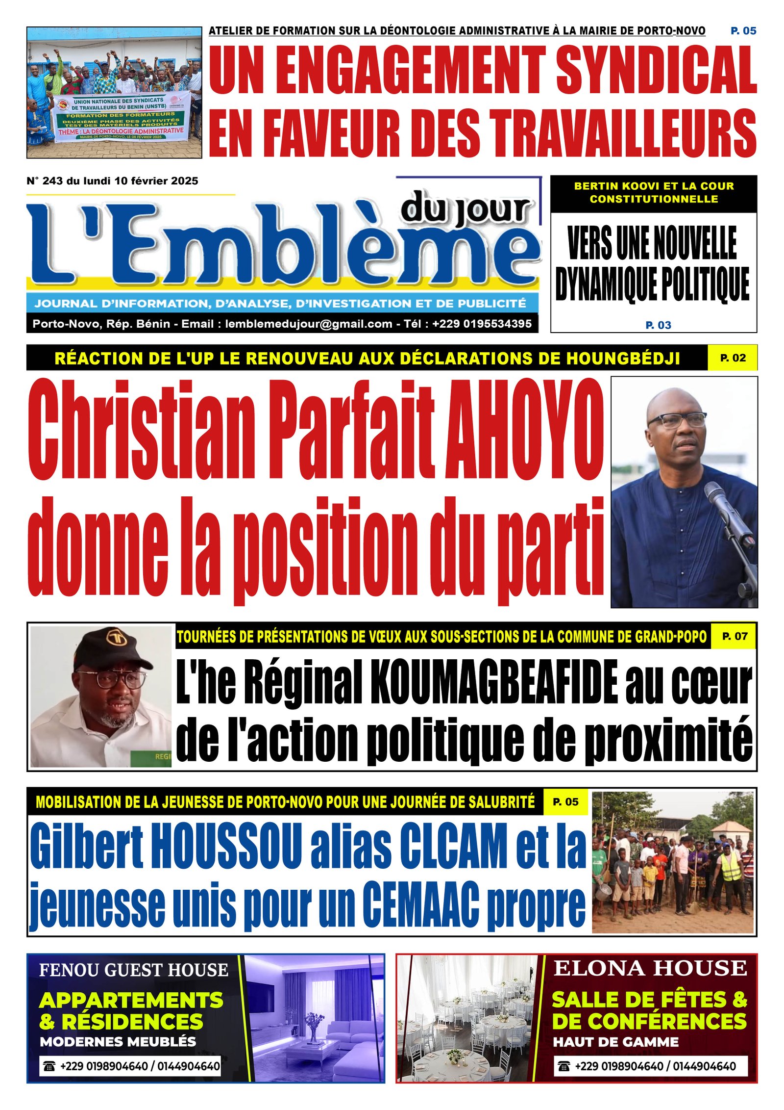 Parution du 10/02/2025