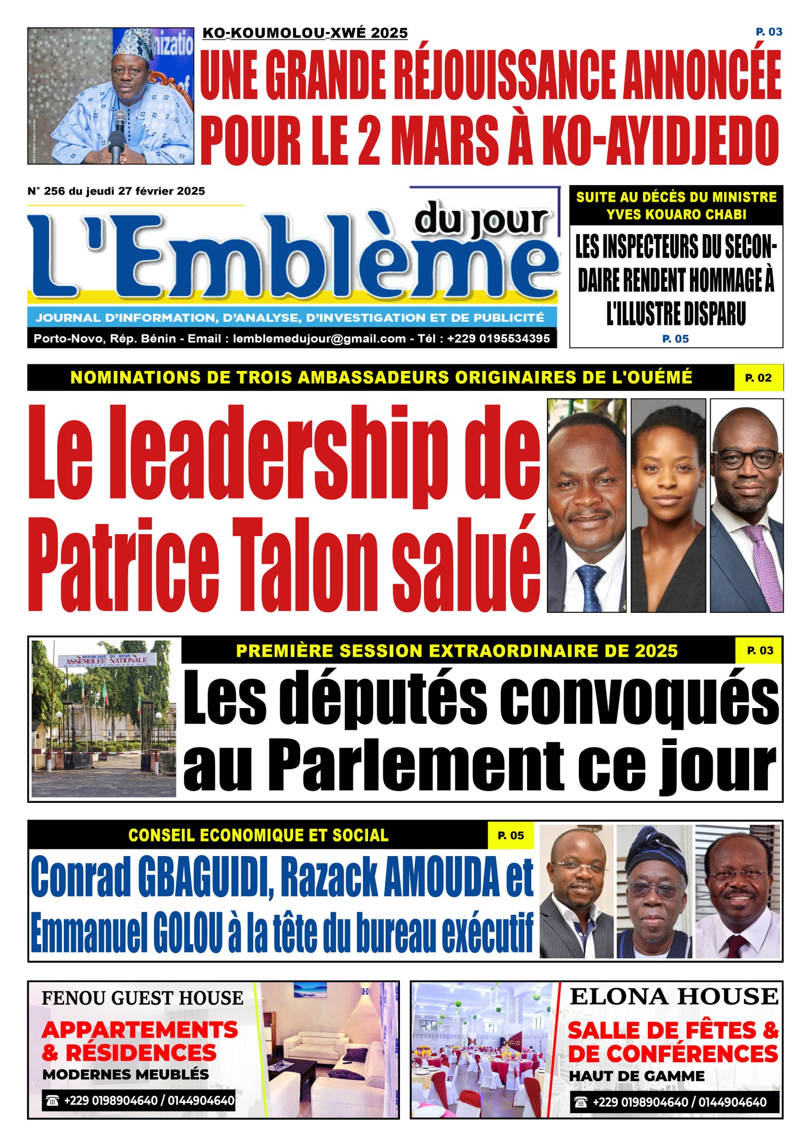 Parution du 27/02/2025