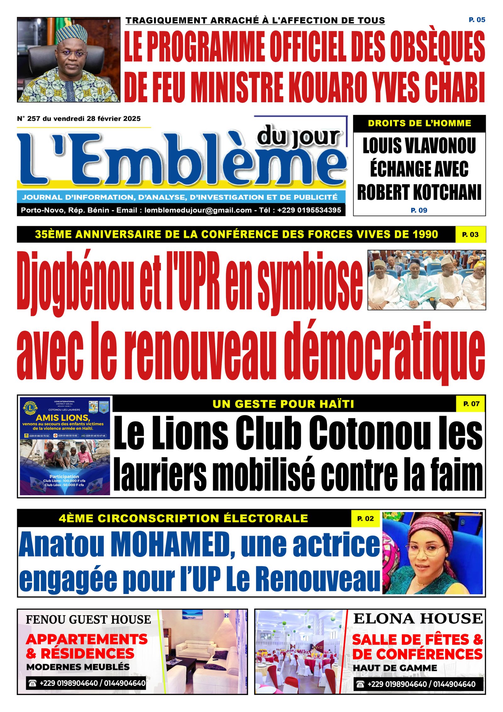 Parution du 28/02/2025