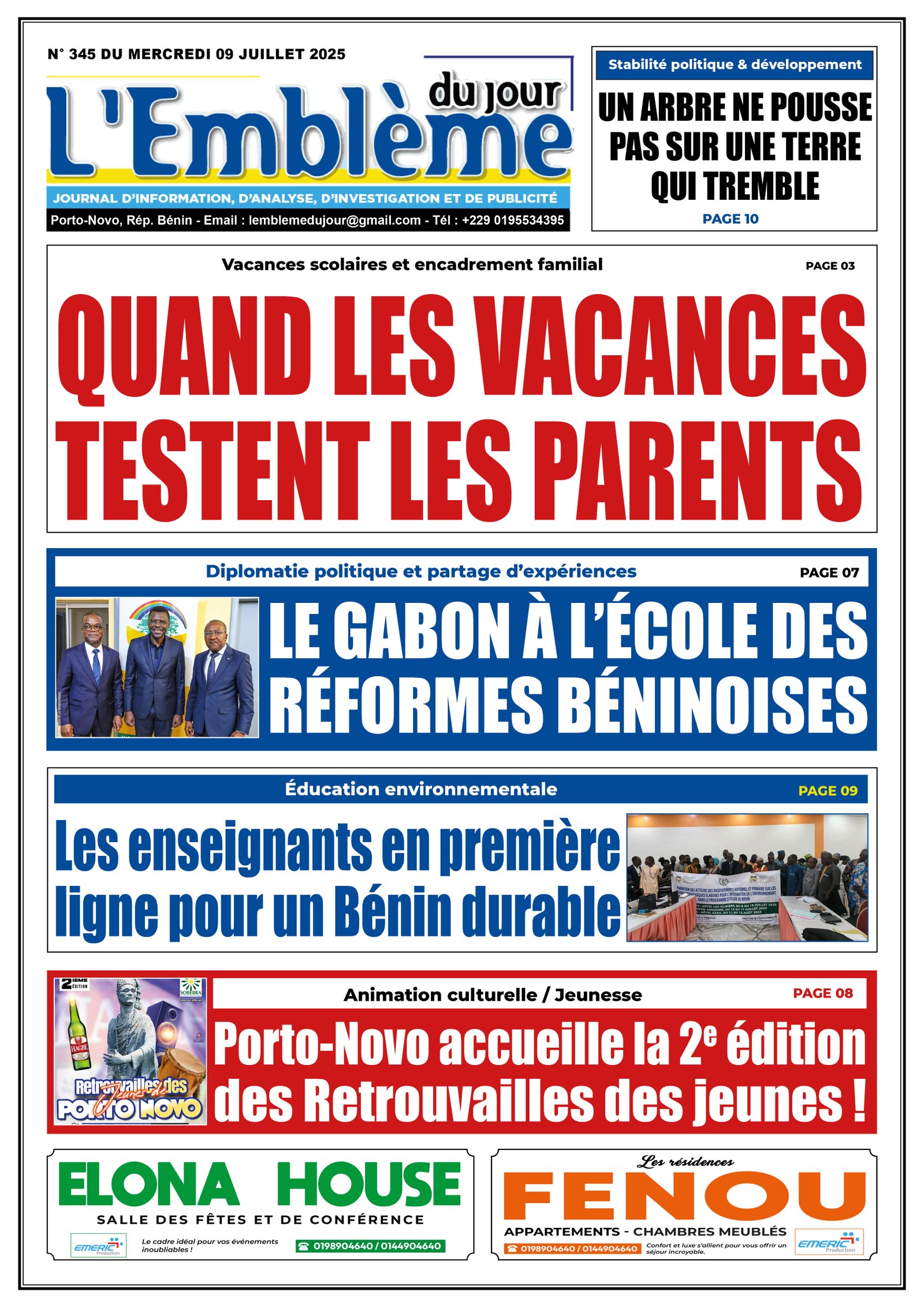 Parution du 09/07/2025