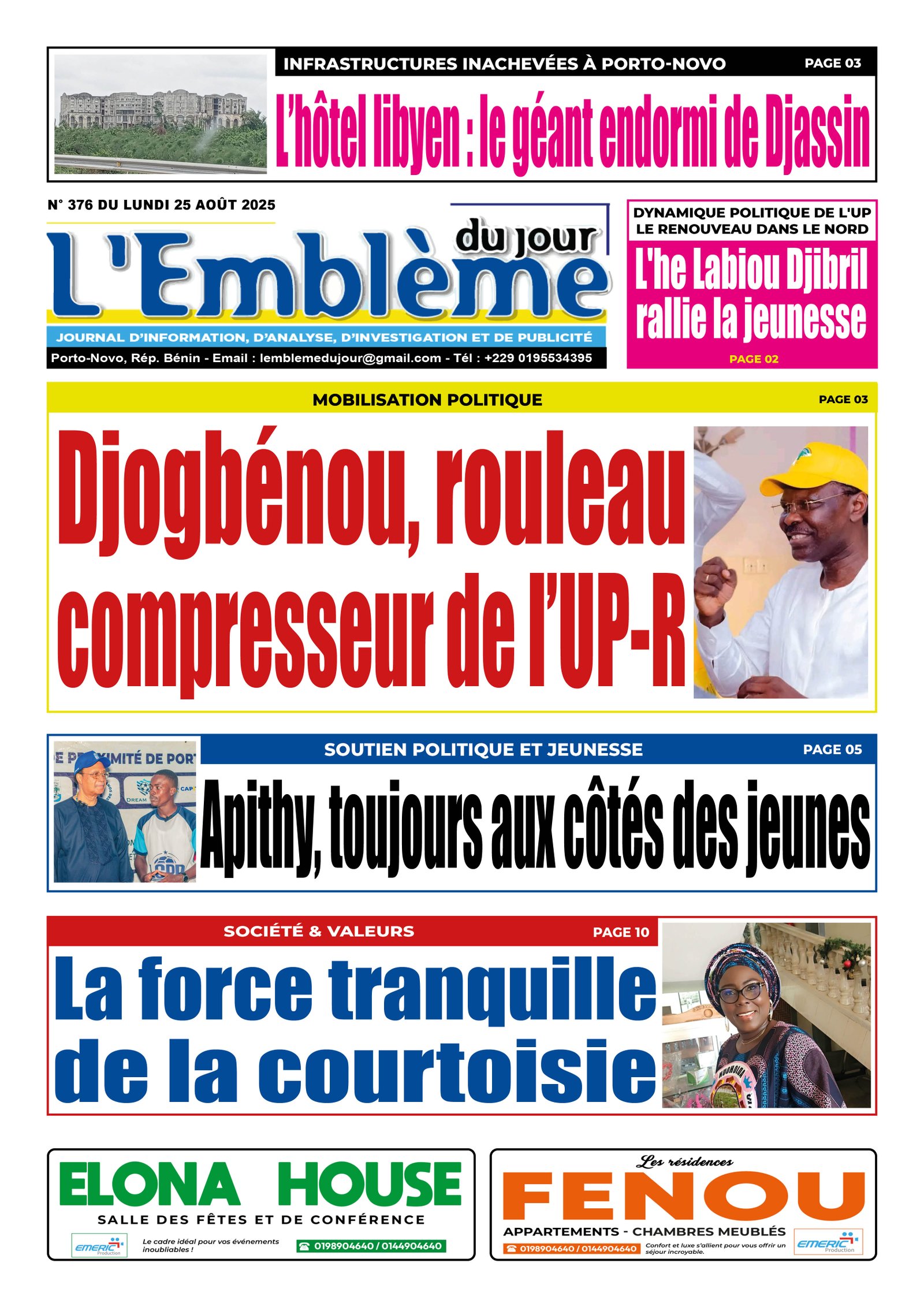 Parution du 25/08/2025