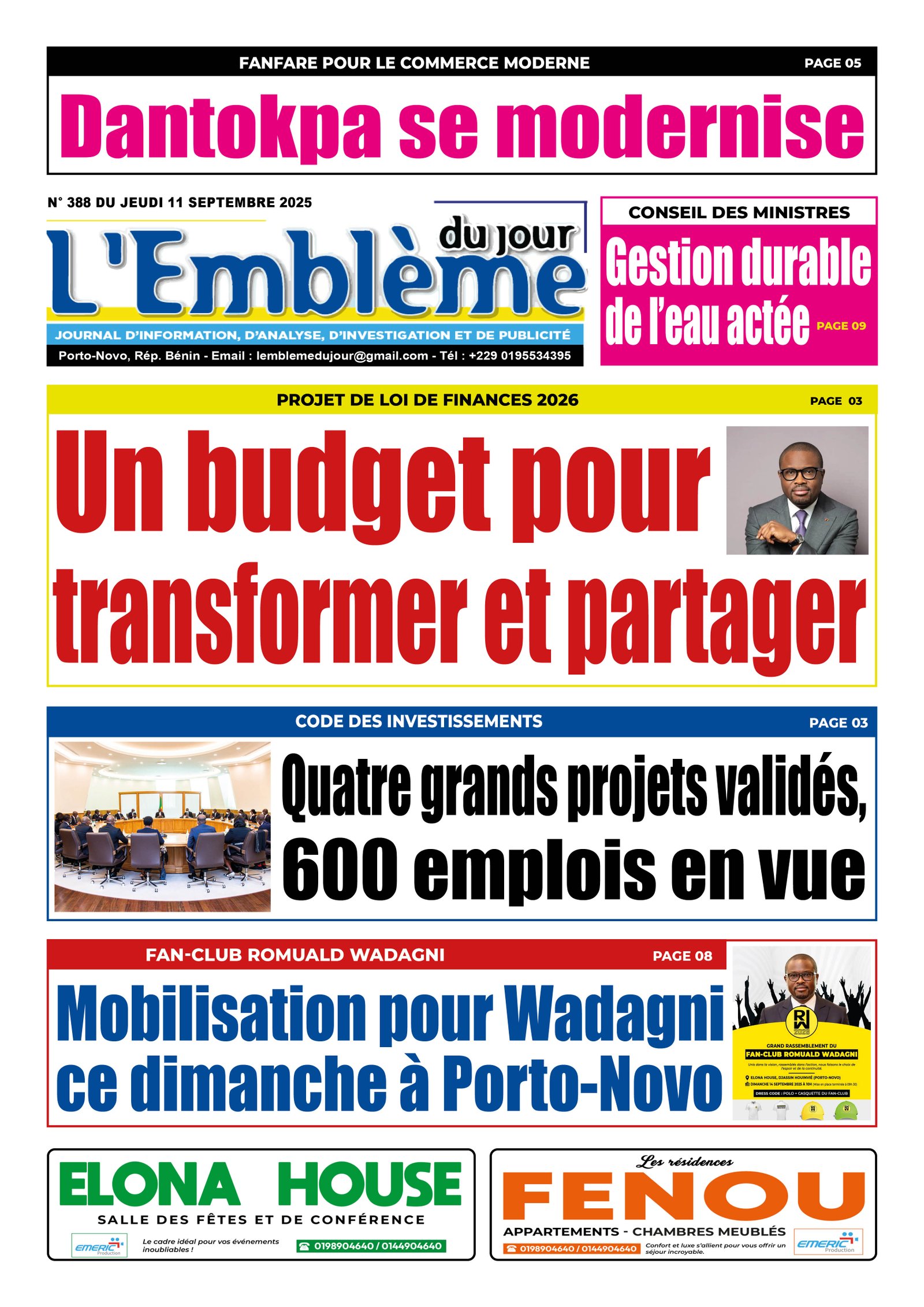 Parution du 11/09/2025