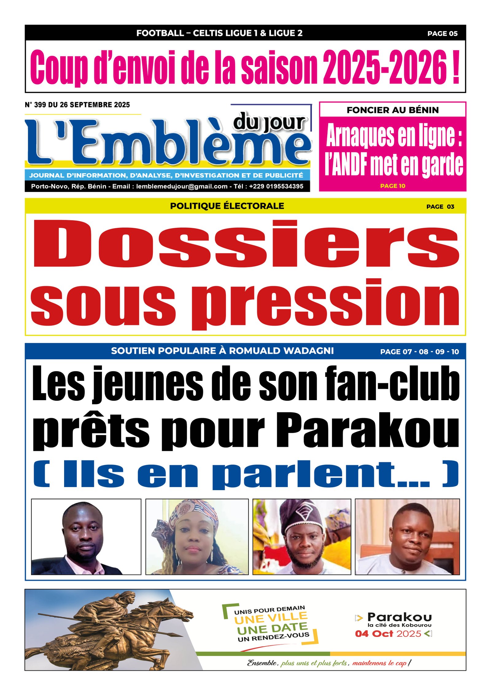 Parution du 26/09/2025