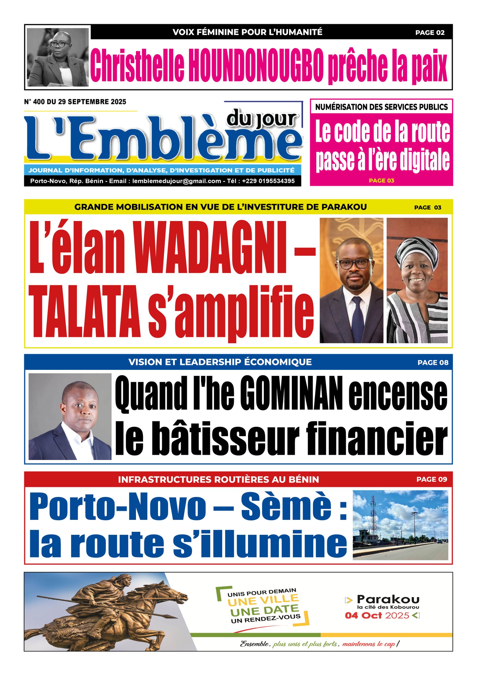 Parution du 29/09/2025