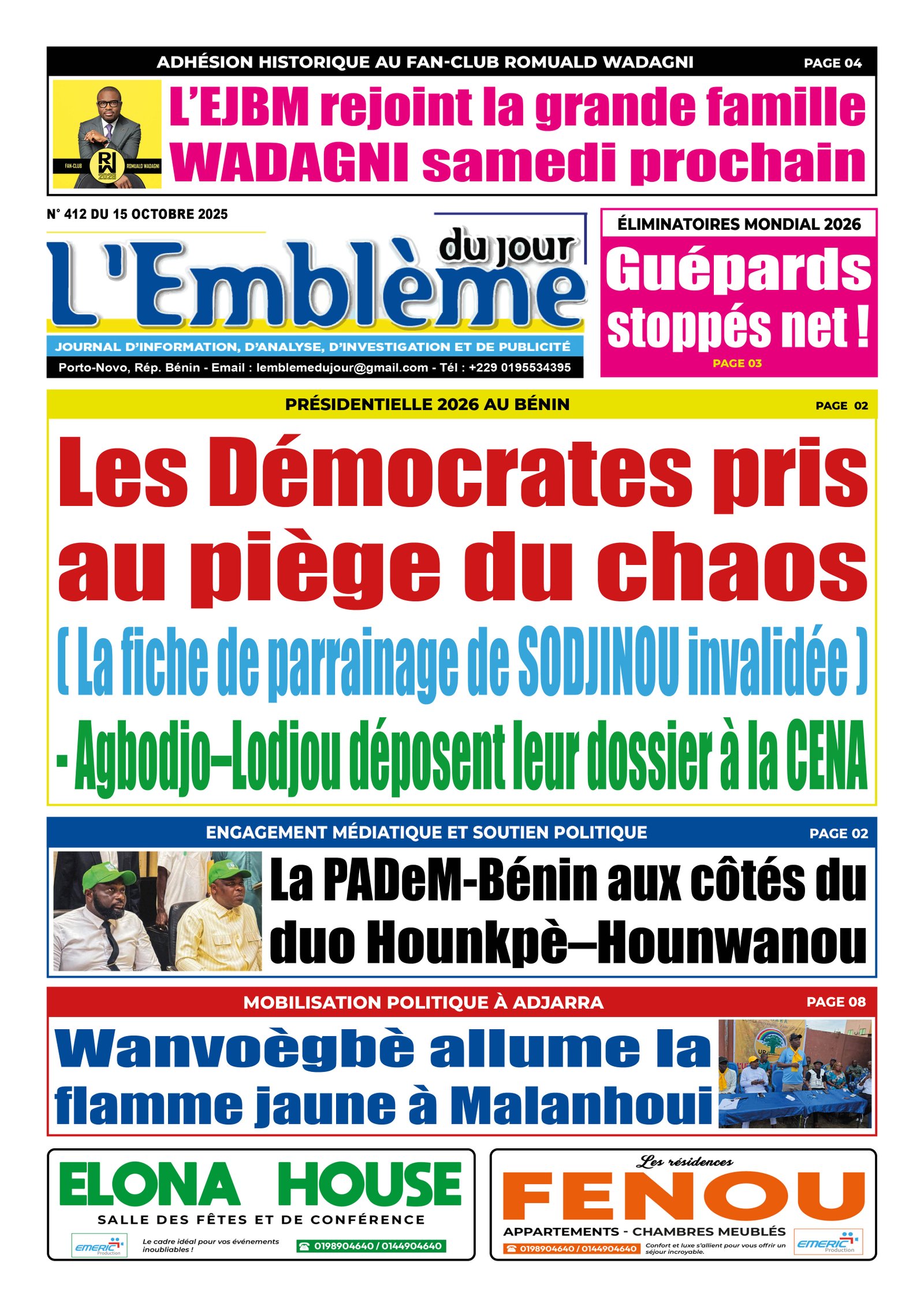 Parution du 15/10/2025