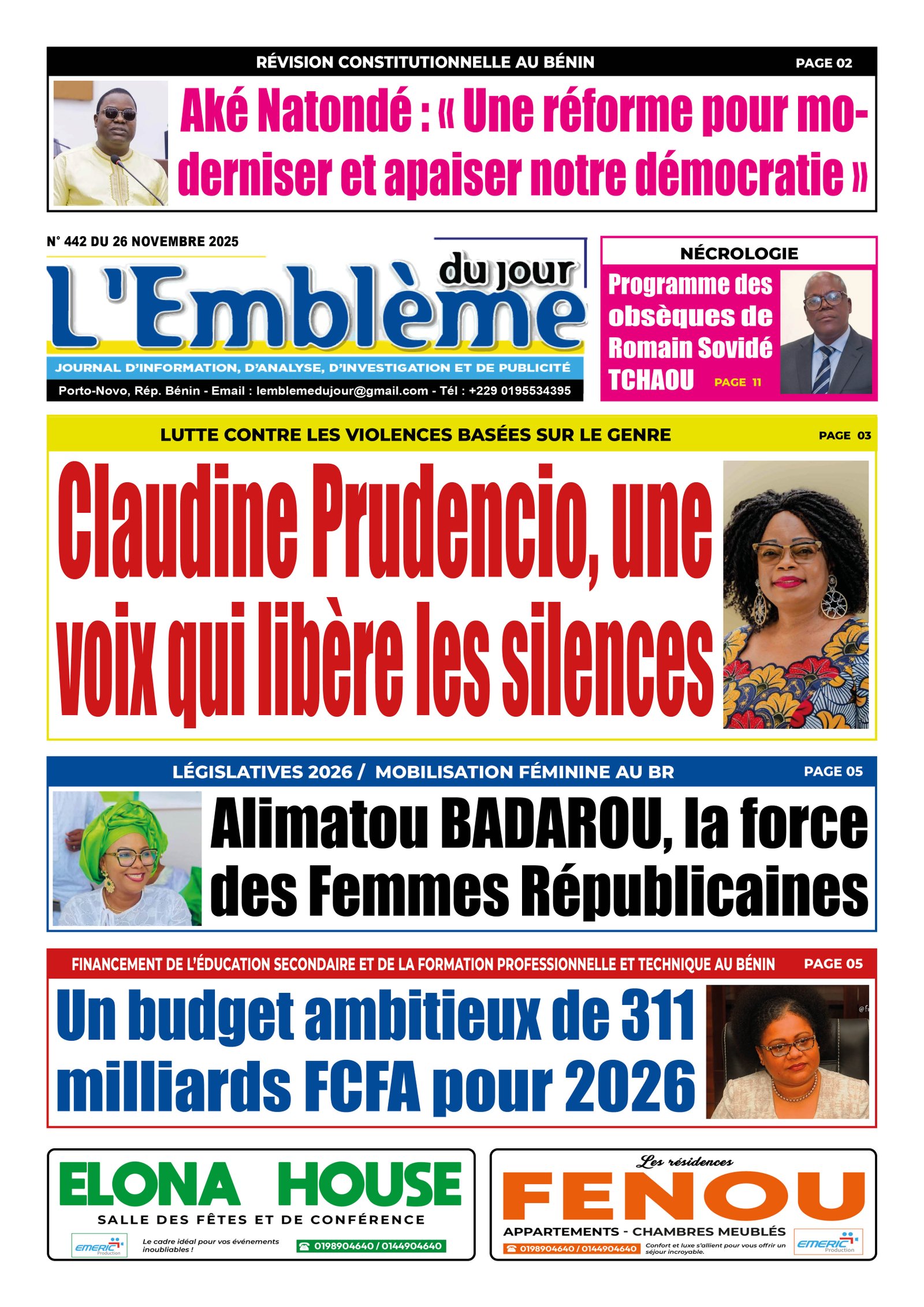 Parution du 26/11/2025