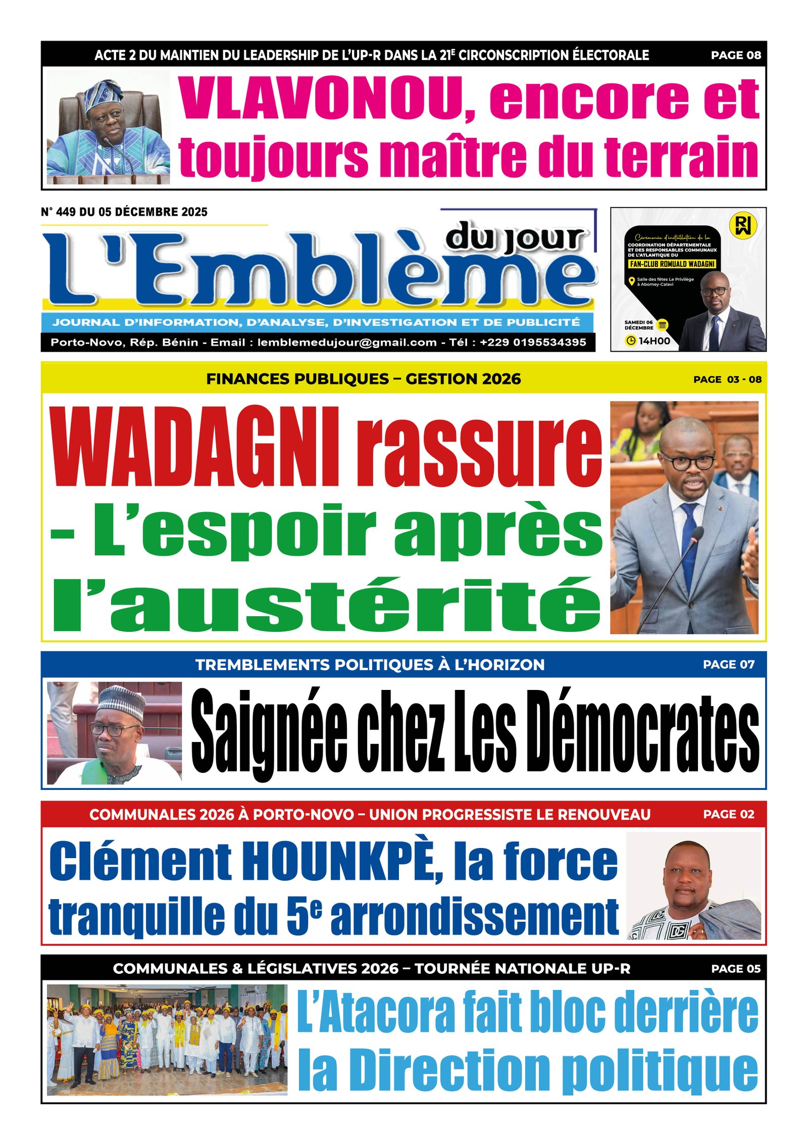 Parution du 05/12/2025