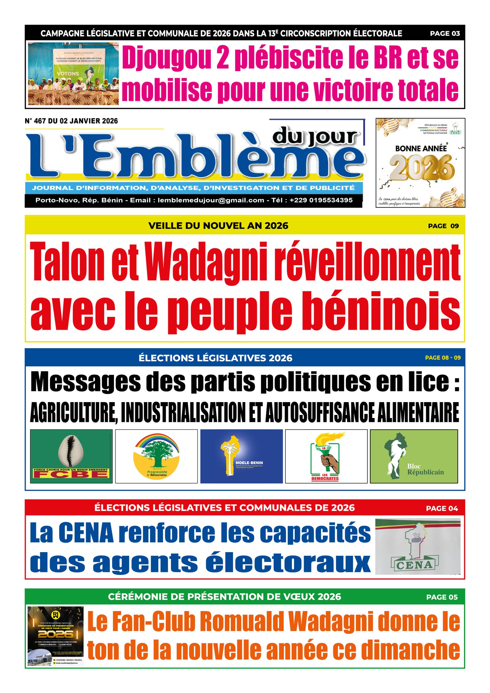 Parution du 02/01/2026