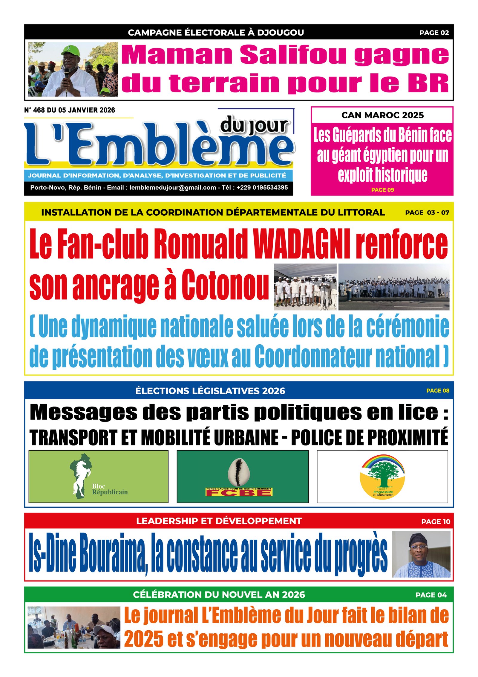 Parution du 05/01/2026