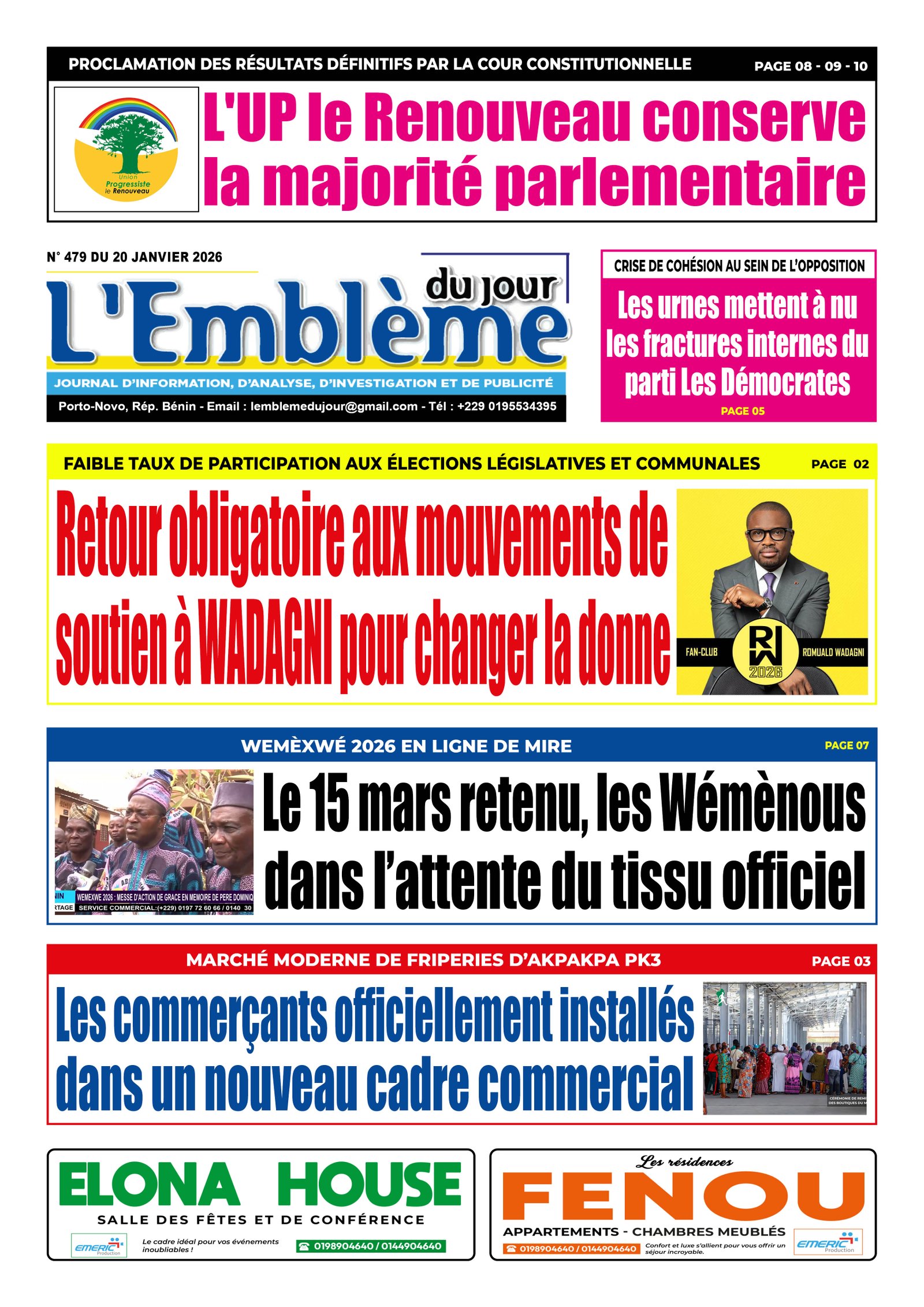 Parution du 20/01/2026