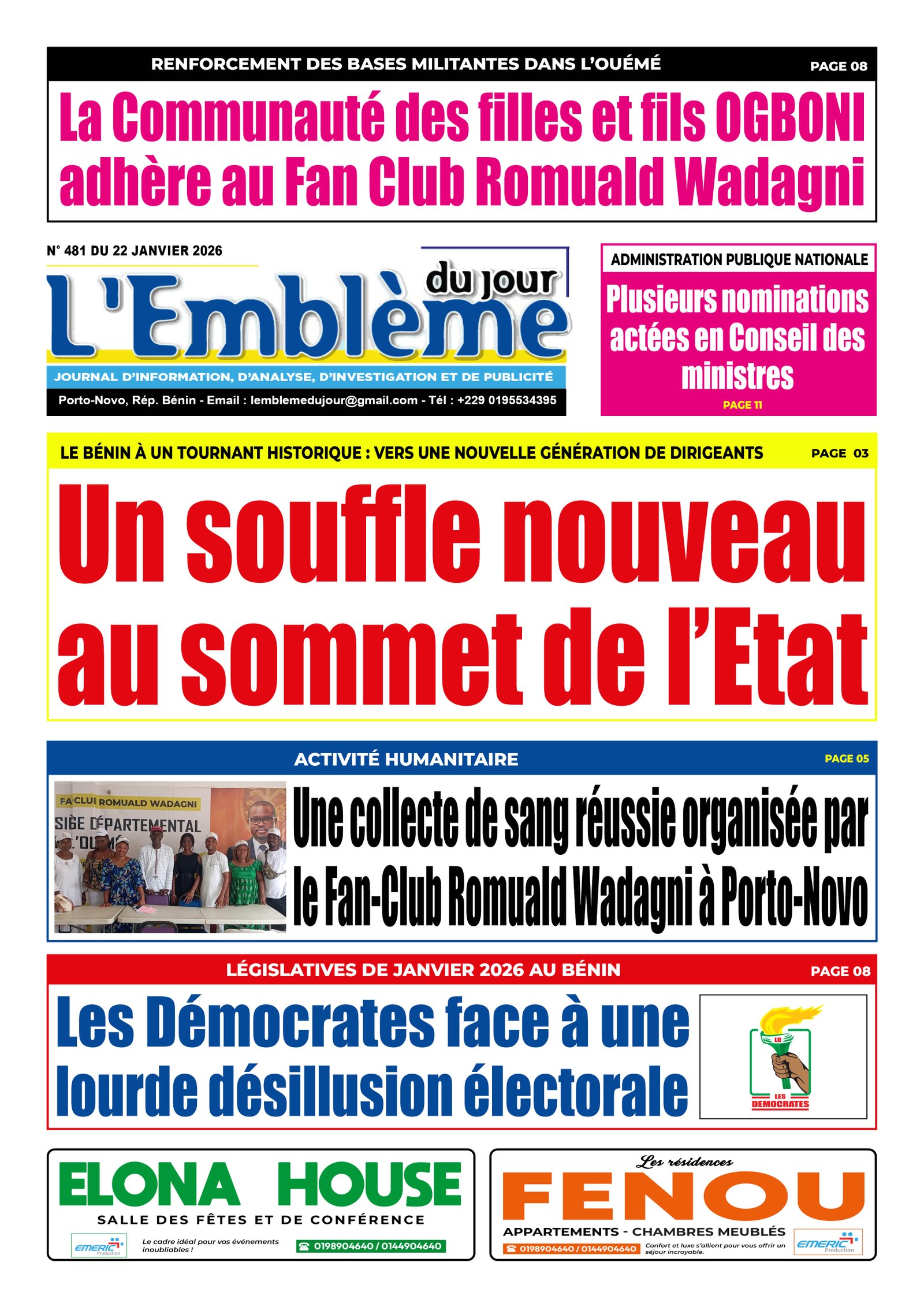 Parution du 22/01/2026